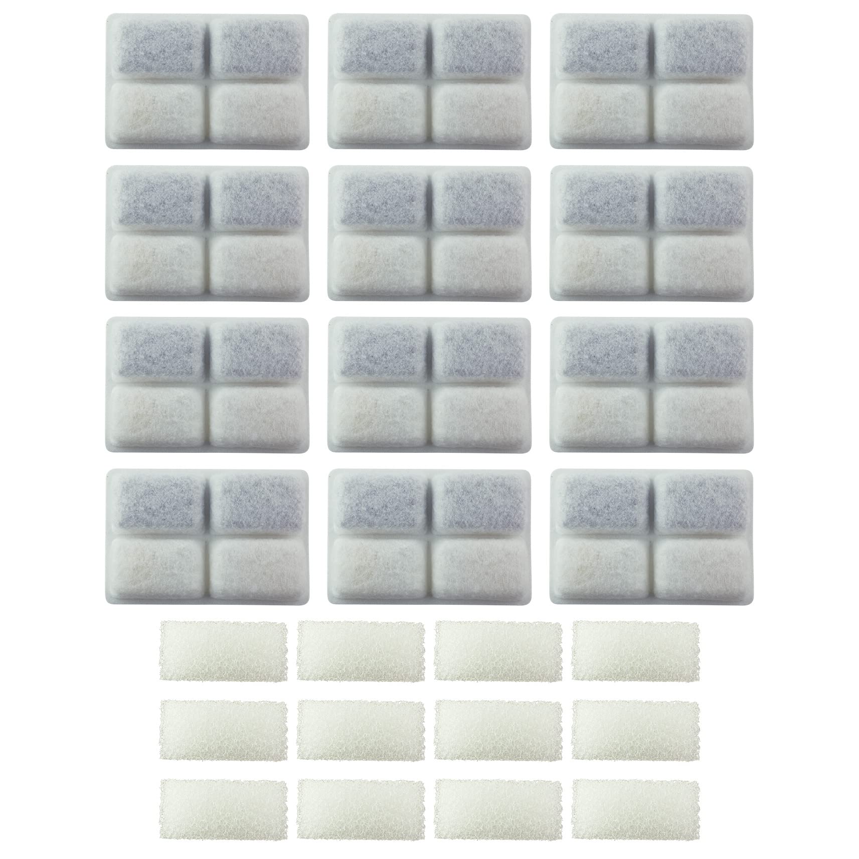 Pet Standard Water Filters, Compatible With Furrybaby Fountain, Pack Of 12