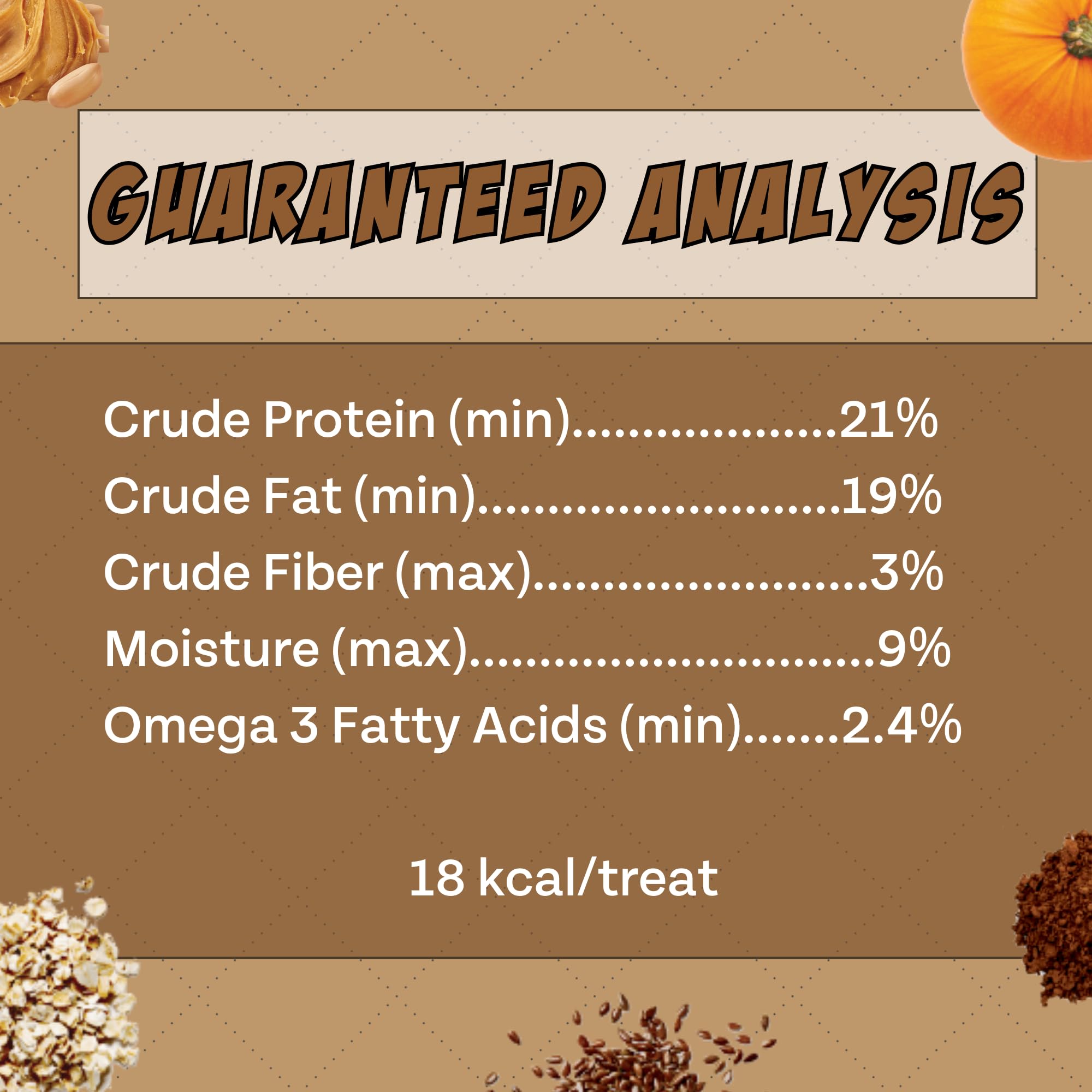 Peanut Butter Dog Treats, Healthy Puppy Treat, Pumpkin, Cricket, Gift for Pet Lovers, Natural Dog Snacks, Hypoallergenic, Gut-He