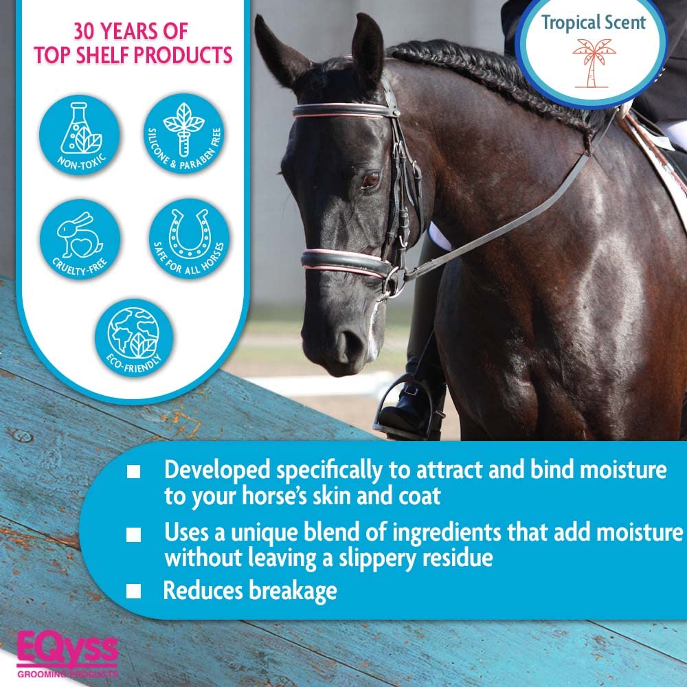 Eqyss Premier Equine Spray - Coat, Mane And Tail Moisturizer, 128 Oz