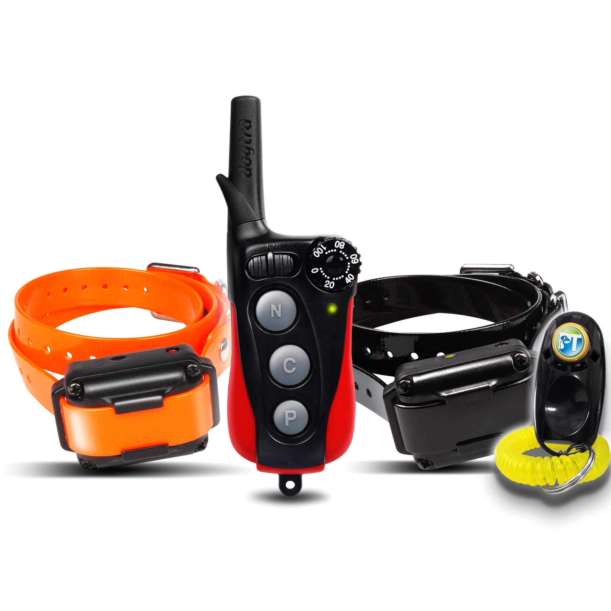 Dogtra Iq Plus+ 2-Dogs Remote Training System - 400 Yard Range, Waterproof, Rechargeable, Static, Vibration - Includes Petstek D