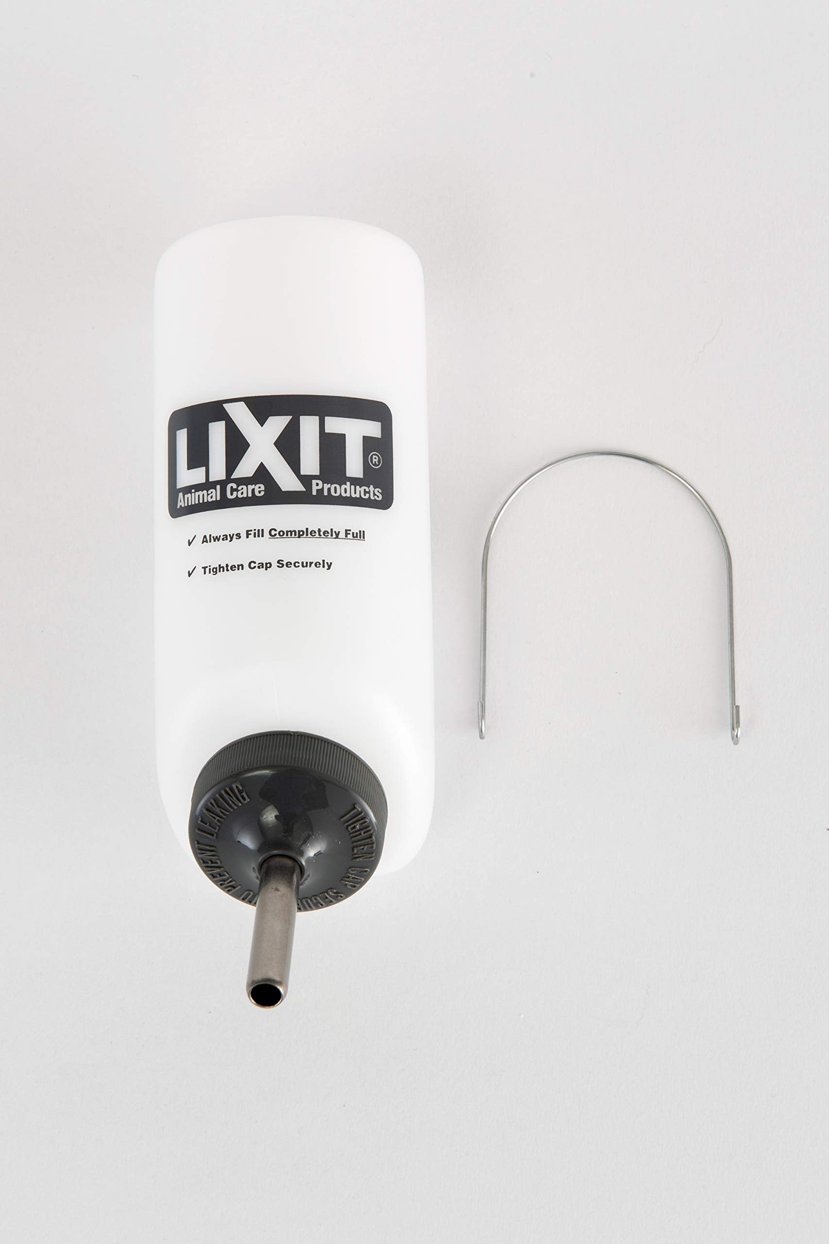 Lixit Pet Wide Mouth Water Bottle (16 Oz), Translucent, 8802