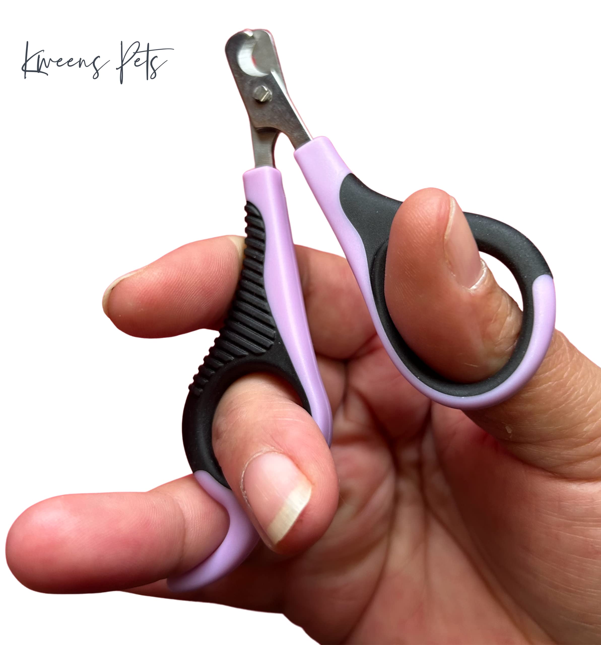 Purple Professional Small Pet Nail Clippers Easy Grip Cat Nail Clipper And Trimmer Dogs Birds Rabbits Ferrets Chinchillas