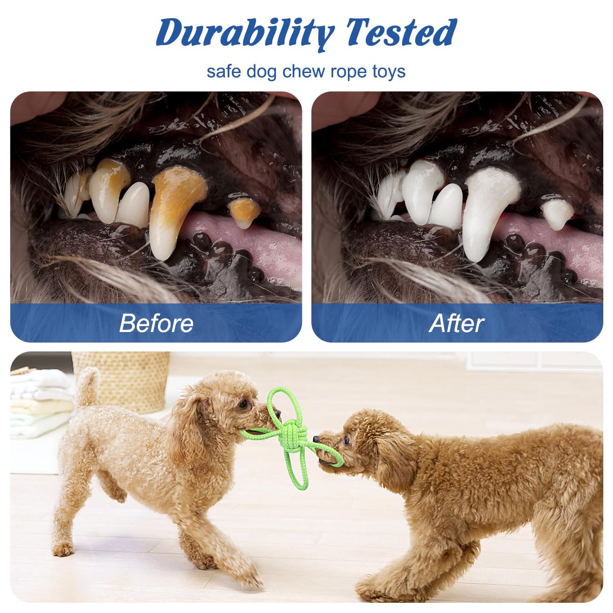 Etaccu Dog Rope Toys For Small Dogs And Puppy, 8 Pack Dog Toys For Aggressive Chewers, Puppy Rope Toy For Boredom, Indestructibl