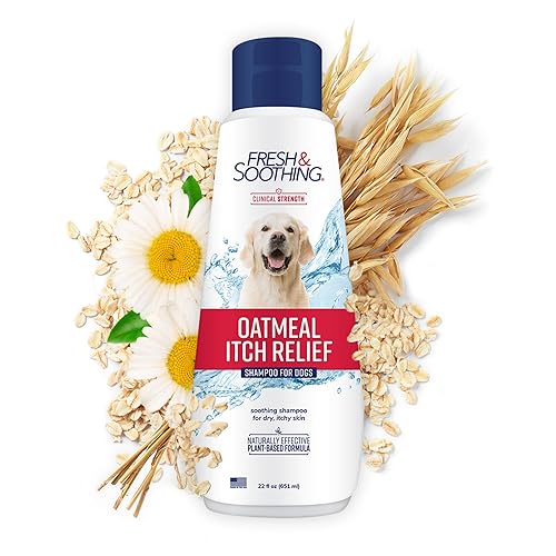 Naturel Promise Fresh & Soothing Oatmeal Itch Relief Shampoo For Pets, 22Oz - Fast Acting Oatmeal Shampoo For Dogs And Cats To Relieve Itchy Skin - Soap, Dye, & Paraben Free - Made In The Usa