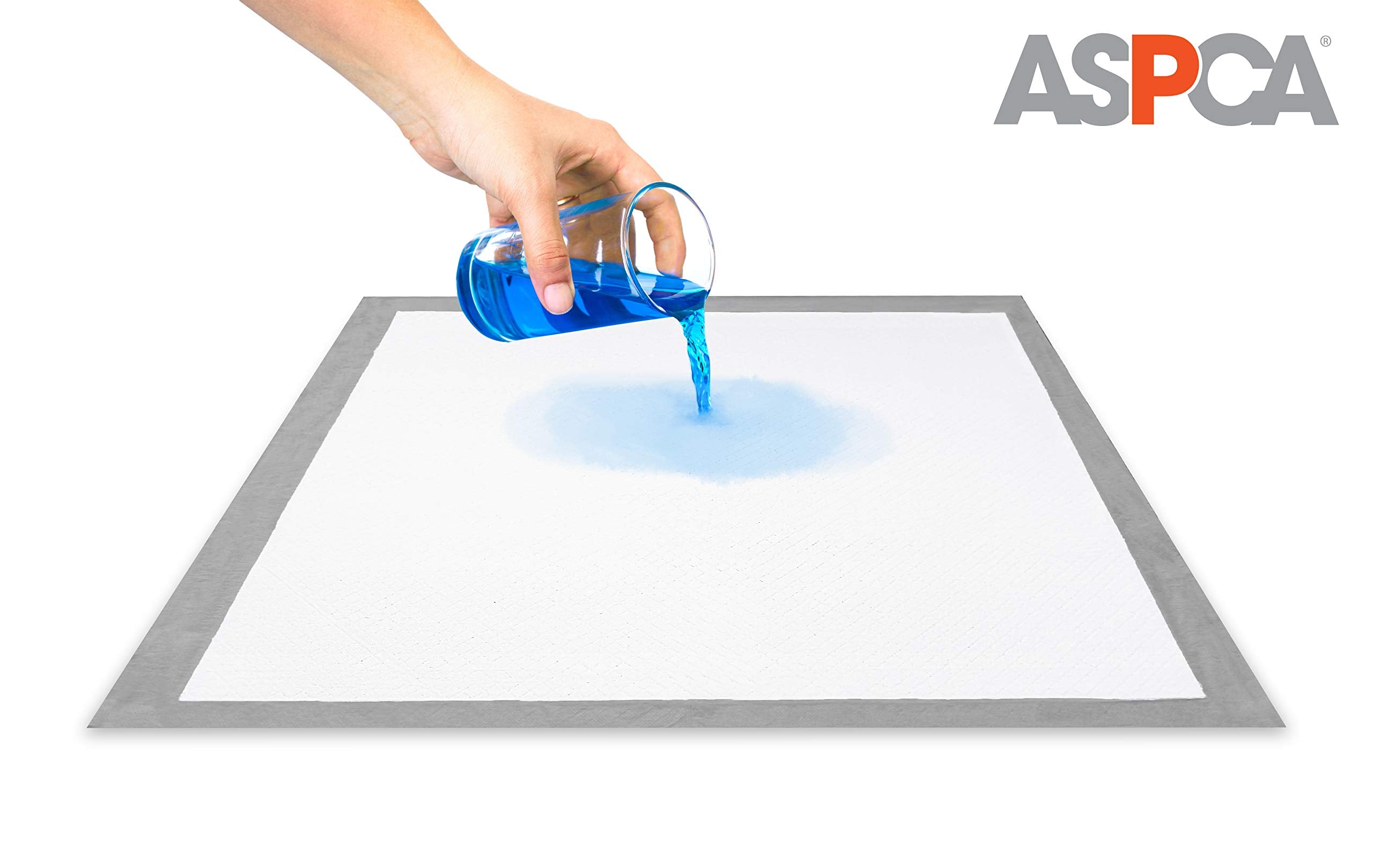 ASPCA Citrus Scented Training Pads, 22" x 22", Gray, 100 Pack, Model AS62931
