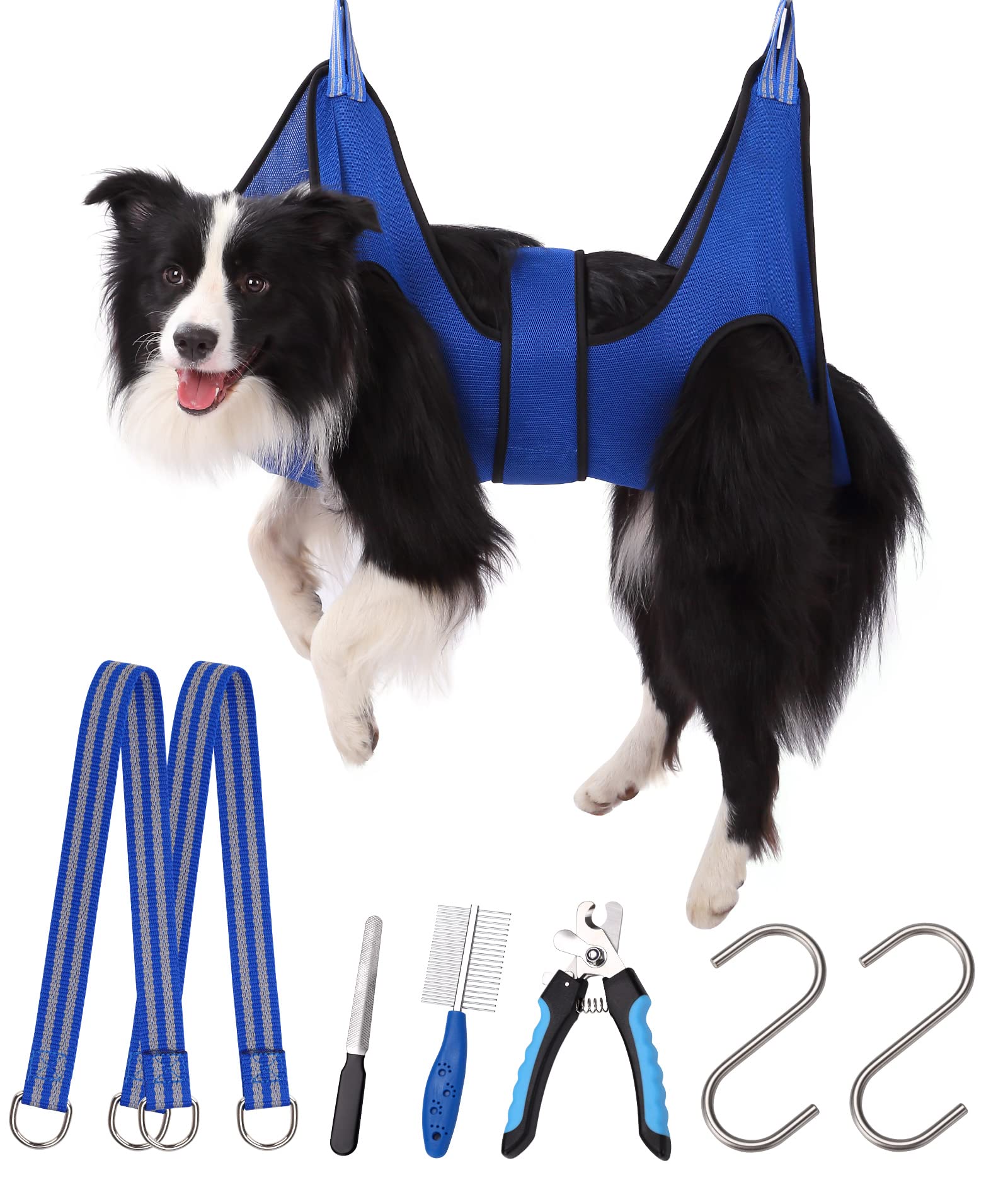 Kkiimatt X-Large Dog Hammock For Grooming With Clipper/Trimmer, Dog Grooming Sling For Nail Clipping/Trimming