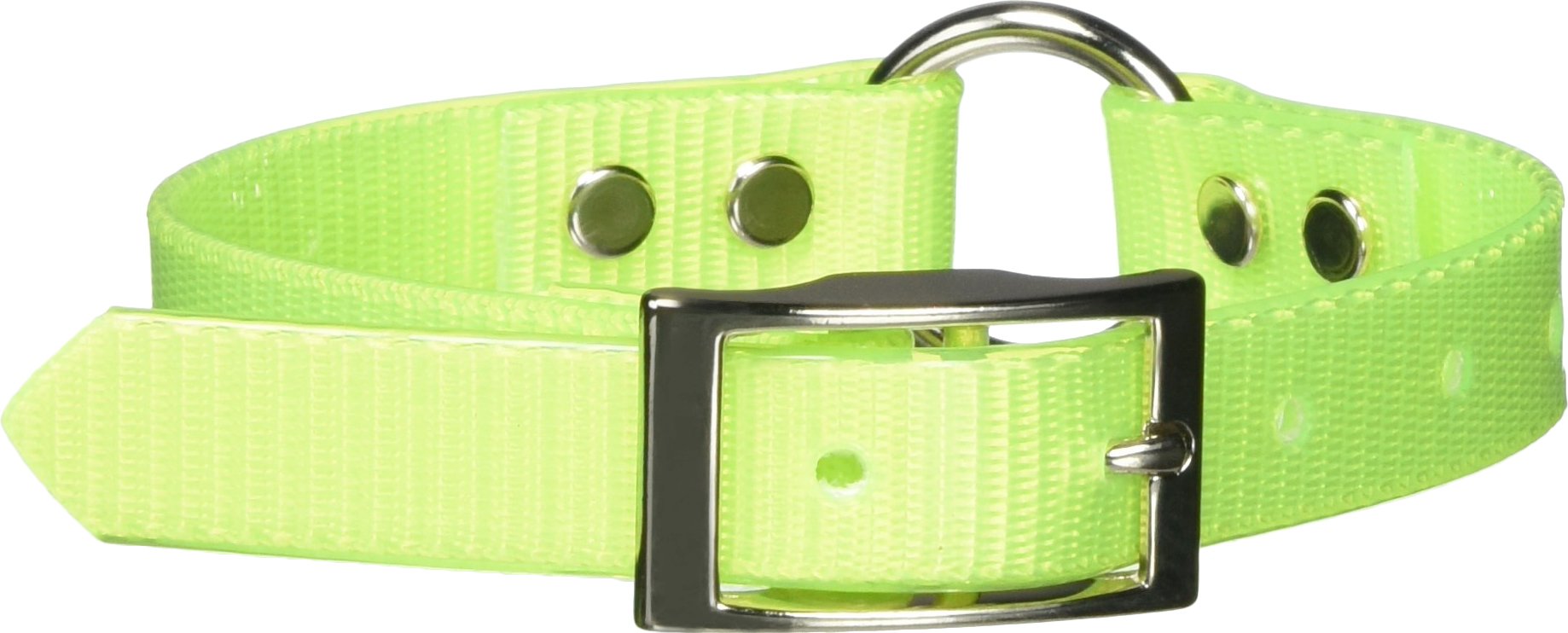 Omnipet Sunglo Ring-In-Center Dog Collar, 3/4' Wide, Yellow, Fits 11.5'- 15' Neck Sizes, Vibrant Colors & Tough Construction