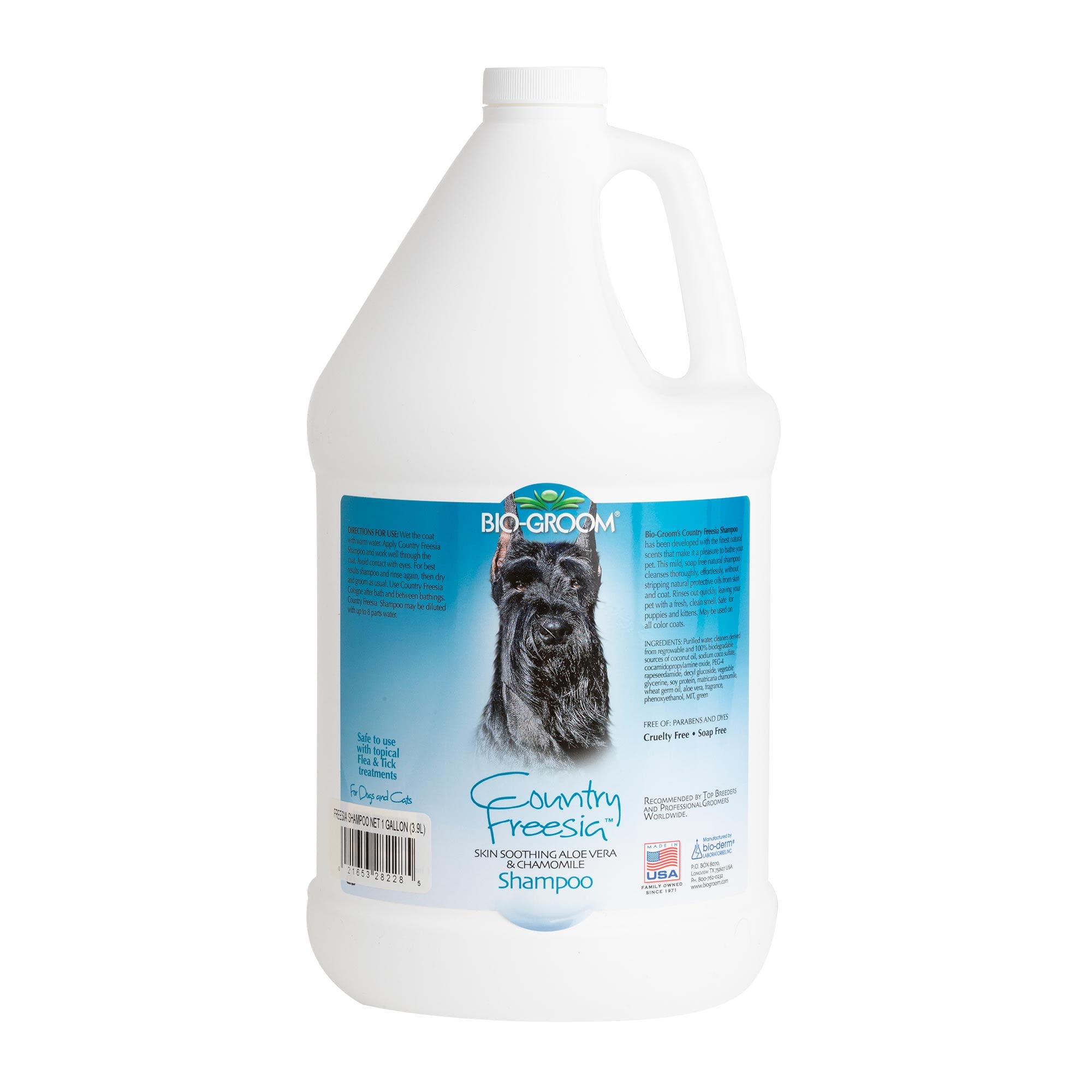 Bio-Groom Country Freesia Dog Shampoo - Natural Scent Pet Shampoo, Aloe Vera, Chamomile, Cat & Dog Bathing Supplies, Puppy Wash,