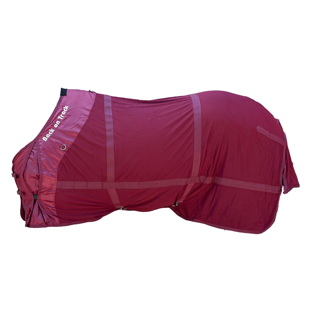 Back on Track Therapeutic Horse Mesh Rug (Burgundy, 81-Inch)