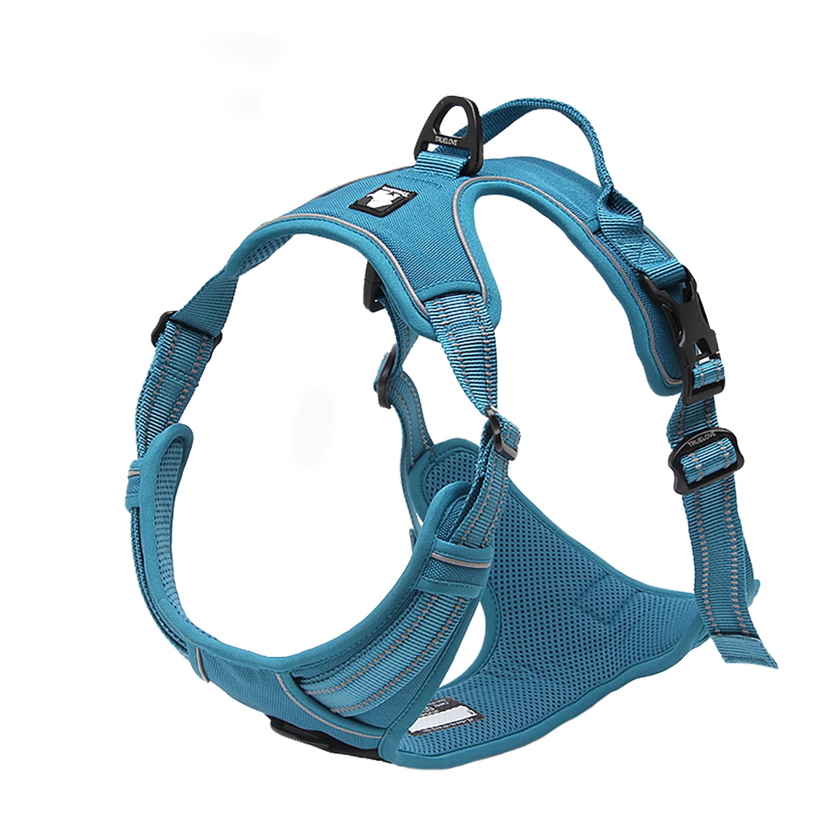 True Love Truelove Adjustable No-Pull Dog Harness Reflective Pup Vest Harnesses Comfortable Control Brilliant Colors Tlh5651(Blu