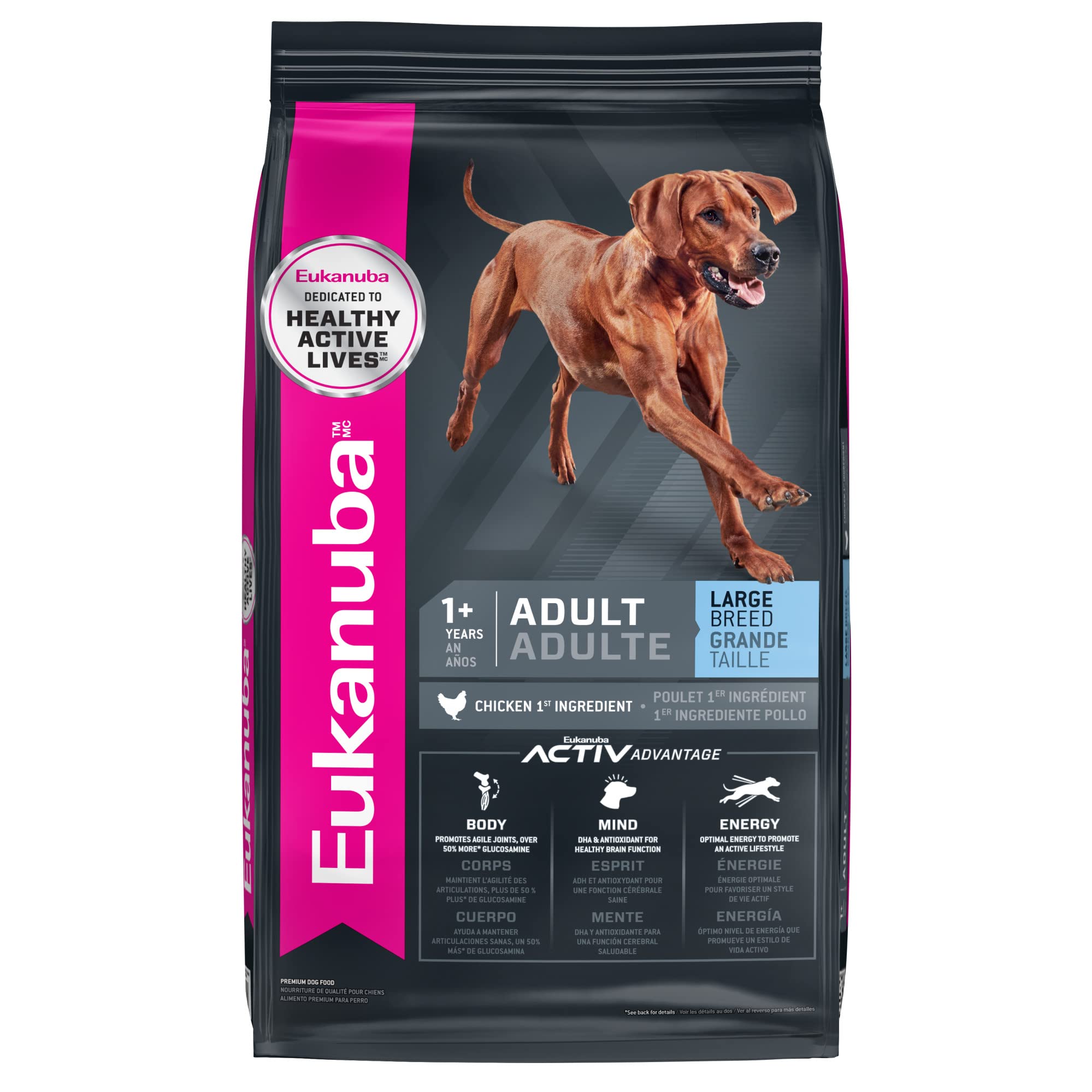 EUKANUBA Adult Large Breed Dry Dog Food, 40 lb