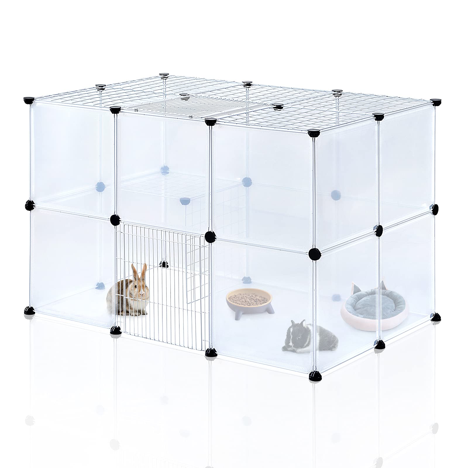 Brian & Dany Pet Playpen Indoor, Small Animal For Kitten Playpen, Guinea Pig Hedgehog Cages, Play Pen For Hamster Rabbit Bunny C
