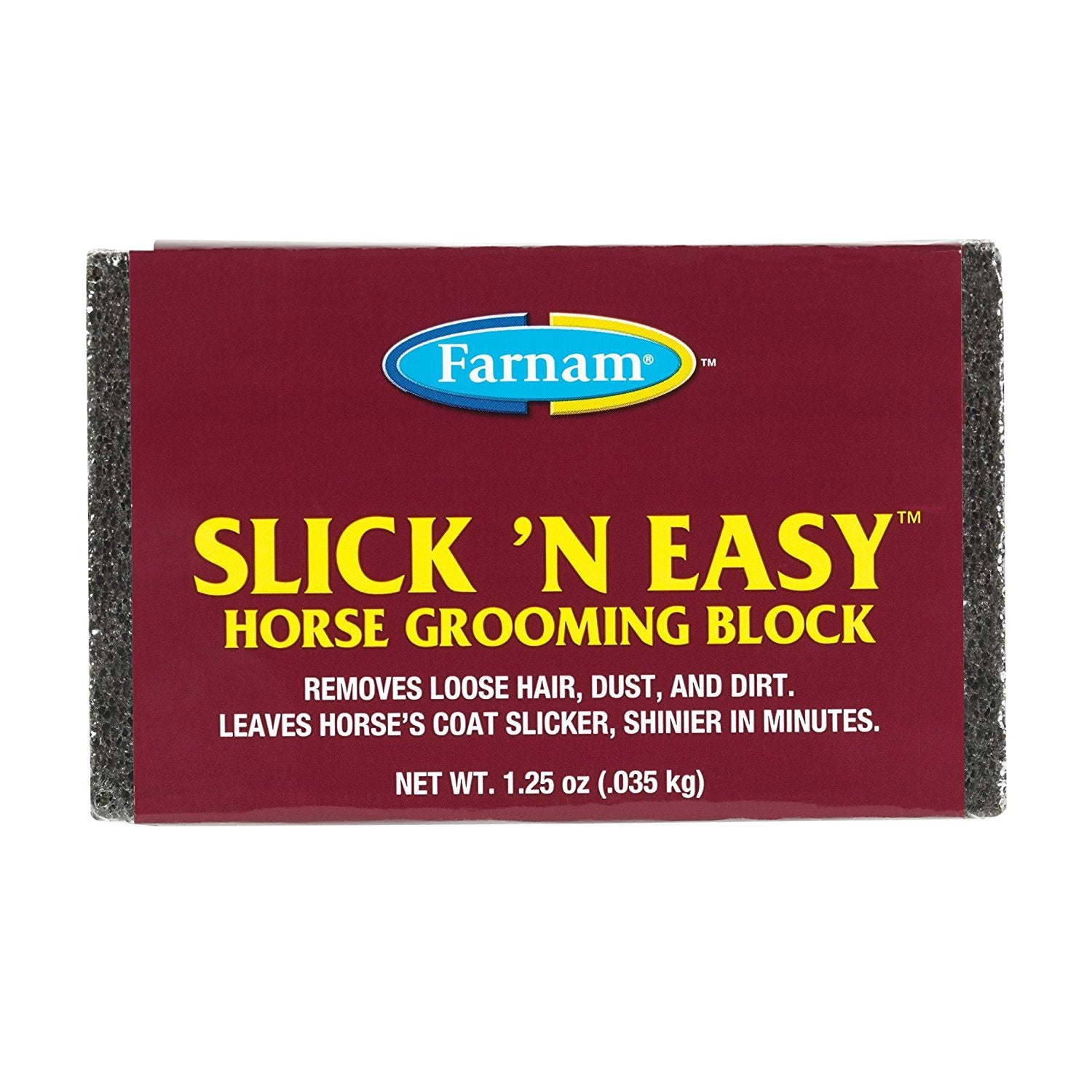 Farnam Slick 'N Easy Grooming Block For Horse 1.25 Oz.