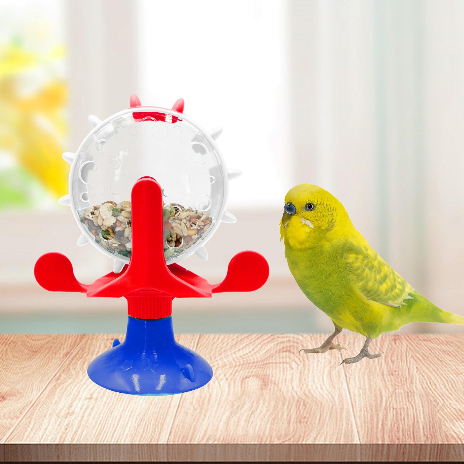 Oooct Bird Foraging Toys, Parrot Rotating Feeders, Bird Chewing Toys, Bird Enrichment Toys, Bird Cage Accessories, Suitable For