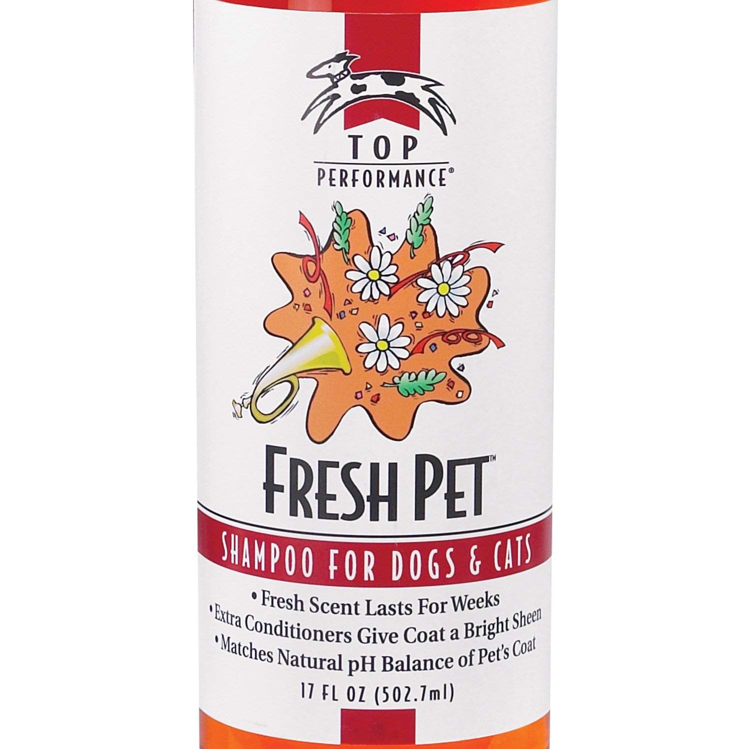 Top Performance Fresh Pet Shampoo Prevents Mats And Tangles – Matches Natural Ph Balance Of Pet’S Coat And Skin, 17 Oz.