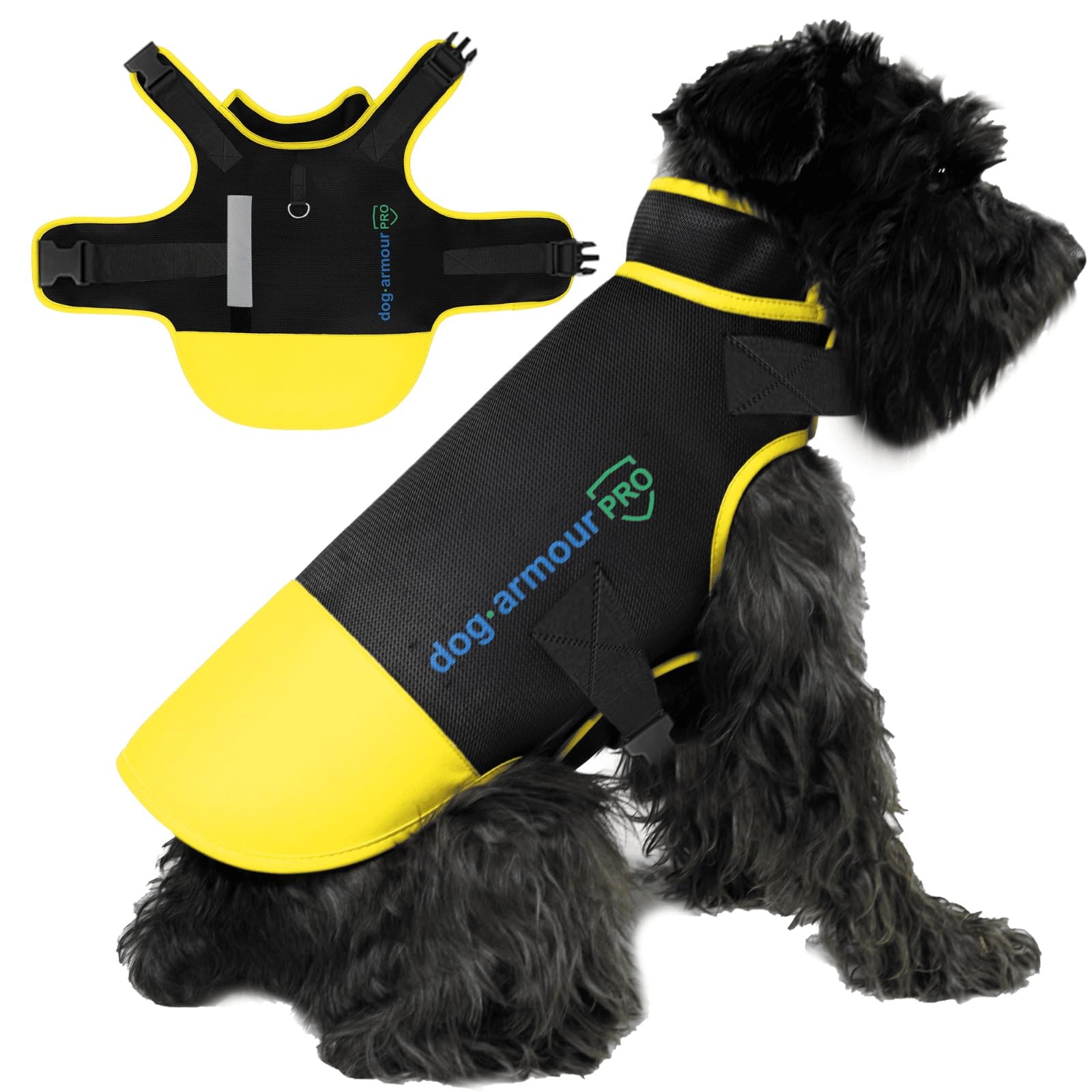 Dog Armour Pro Protective Dog Harness Vest For Dogs - Shield Your Pet From Raptor And Animal Attacks - Adjustable, Choke Free, W