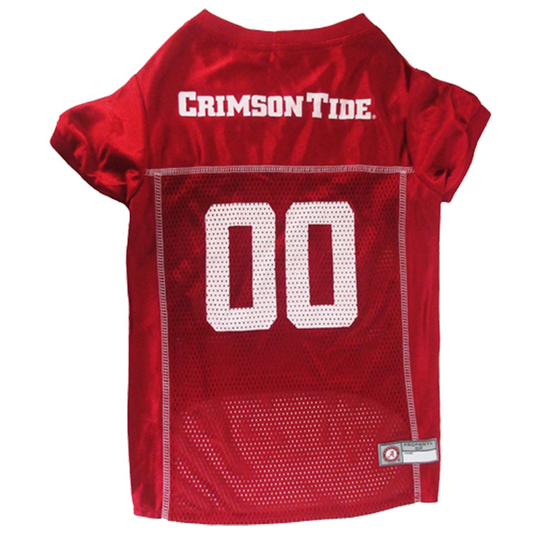 Pets First Ncaa College Alabama Crimson Tide Mesh Jersey For Dogs & Cats, Size Medium, Licensed Dog Jersey With Your Favorite Football/Basketball College Team