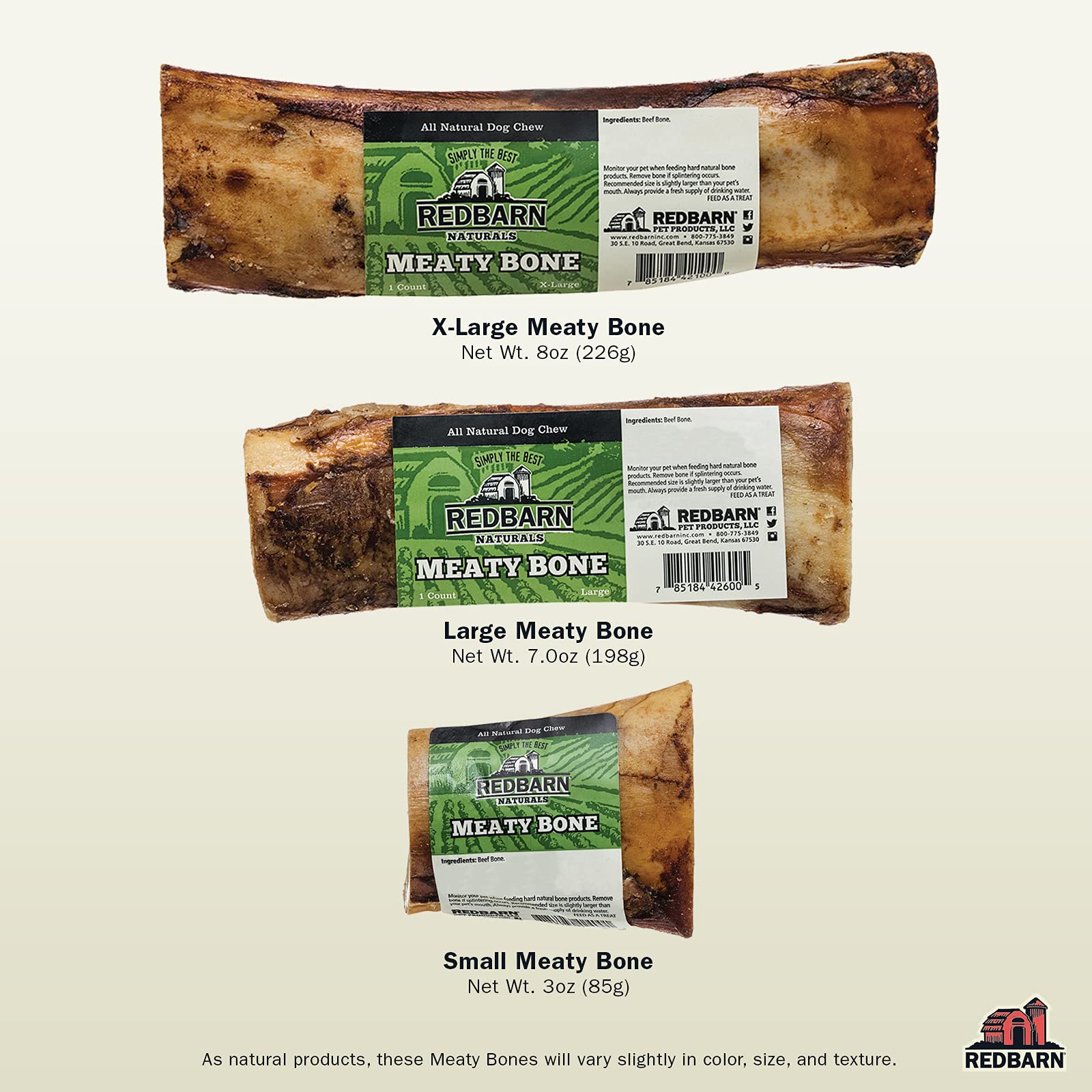 Redbarn Meaty Bone for Dogs, X-Large 1-Count