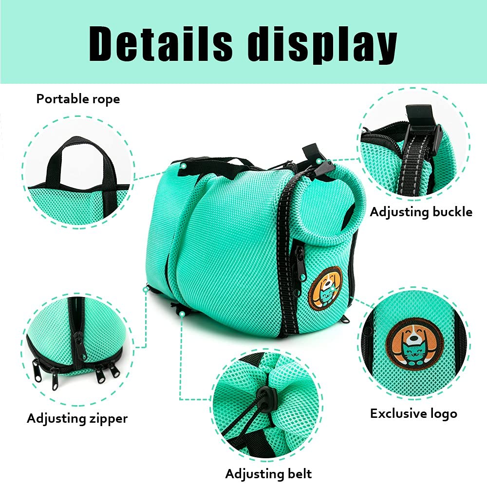 Awoof Cat Grooming Bag Adjustable Cat Bathing Bag Anti Scratch & Bite Polyester Soft Durable Mesh Cat Shower Bag For Small Medium Large Cats Nail Trimming Ear Cleaning Medicine Taking