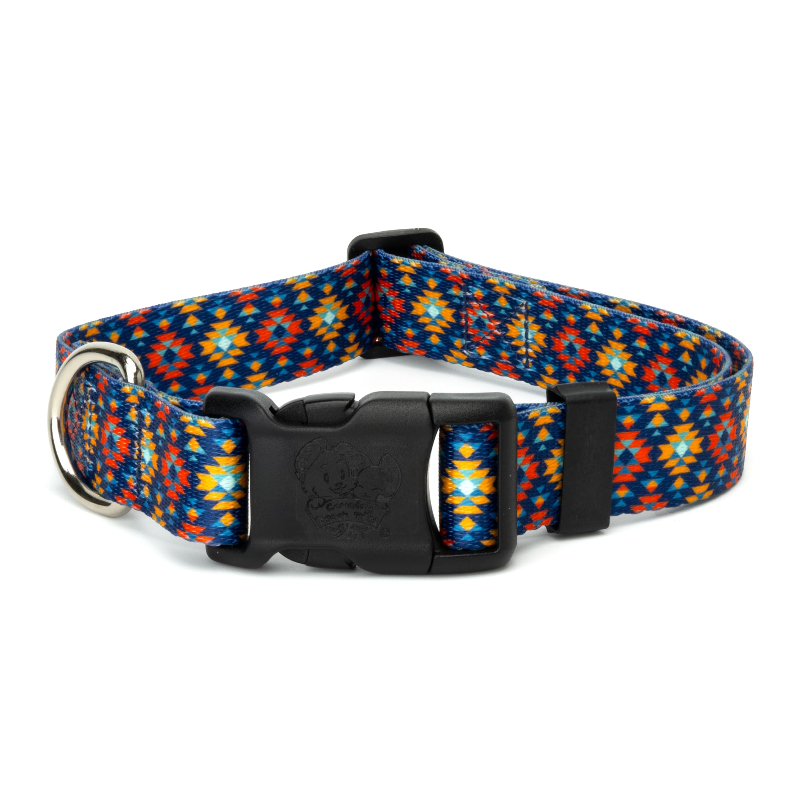 Country Brook Petz - Deluxe Utah Dog Collar - Made In The U.S.A. - Country And Western Collection Featuring Rustic Designs (1 In