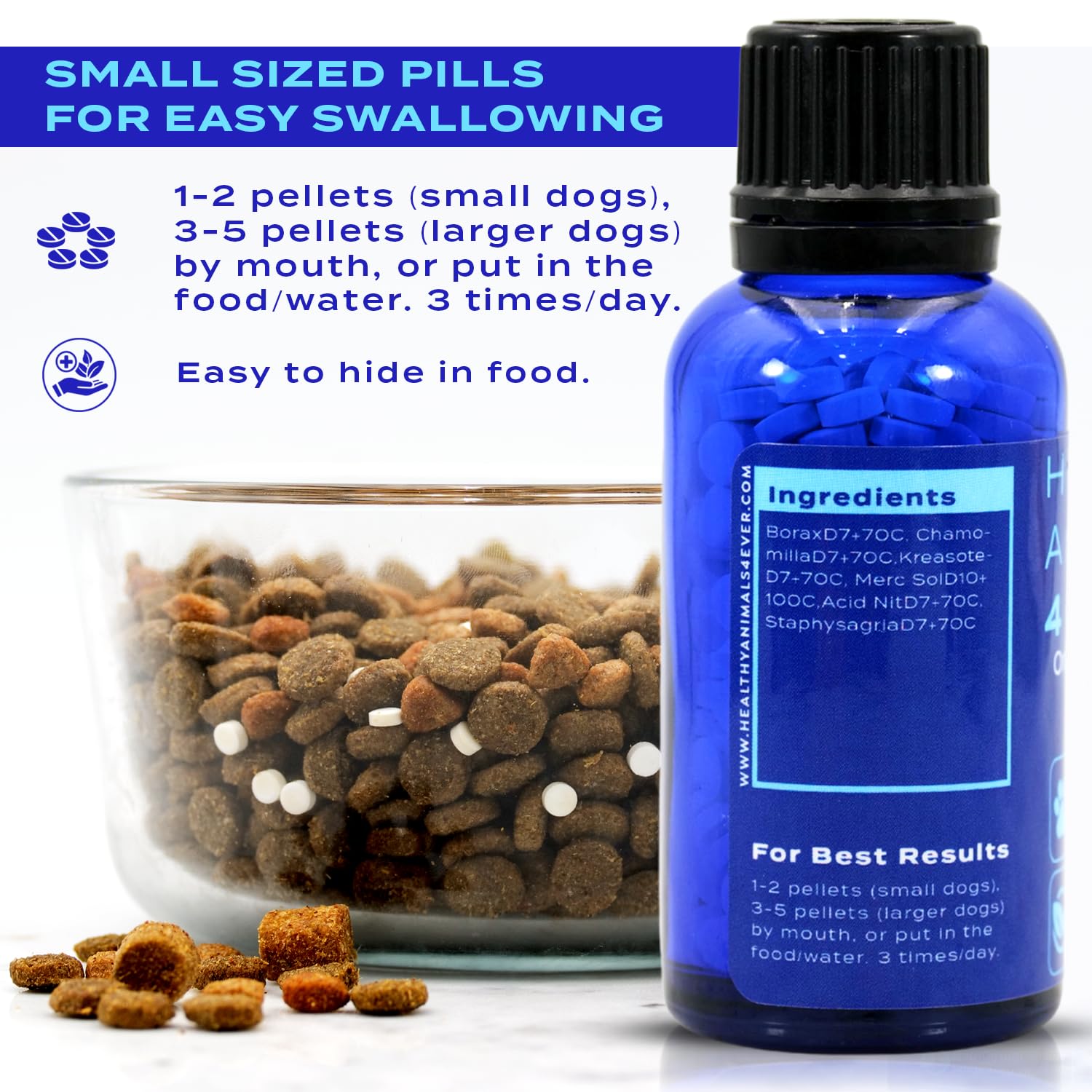 Healthy Animals 4 Ever Oral Health Gum Healing for Dogs - Relieves Inflammation, Soothes Pain, Fights Gum Disease - Natural, Non