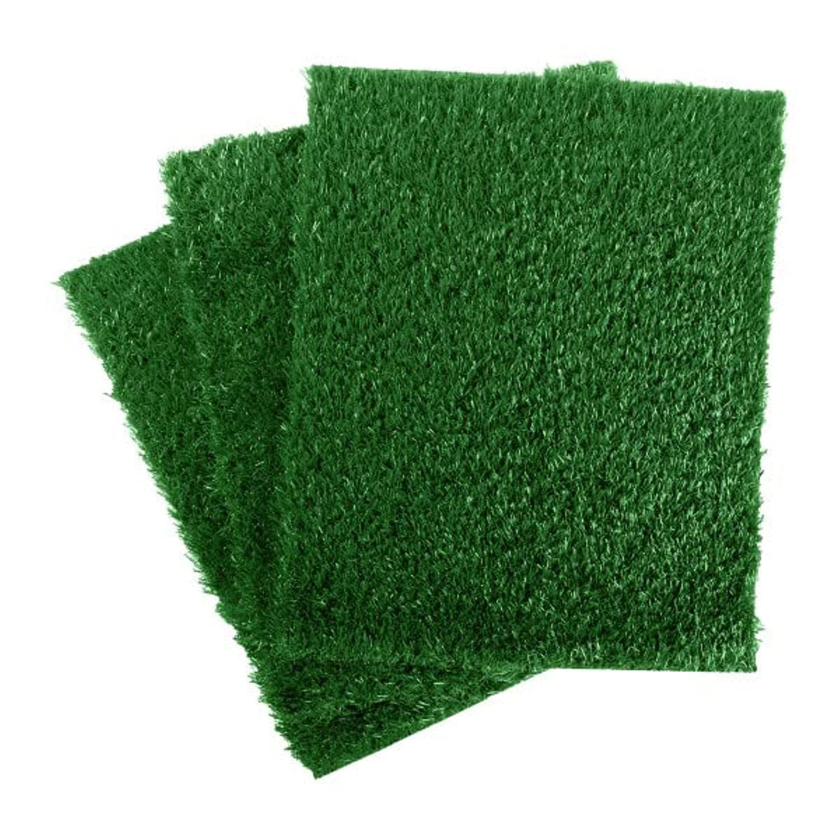 Artificial Grass Puppy Pad For Dogs And Small Pets - 24X19-Inch Reusable 4-Layer Training Potty Pad With Tray - Dog Housebreaking Supplies By Petmaker
