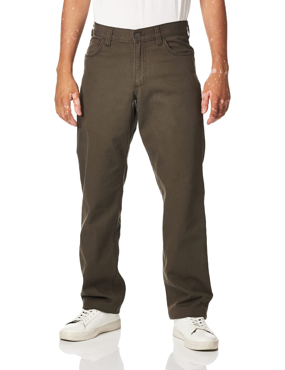 Carhartt Mens Rugged Flex Rigby Five Pocket (Big  Tall) Pants, Dark Coffee, 50W X 30L Big Tall Us