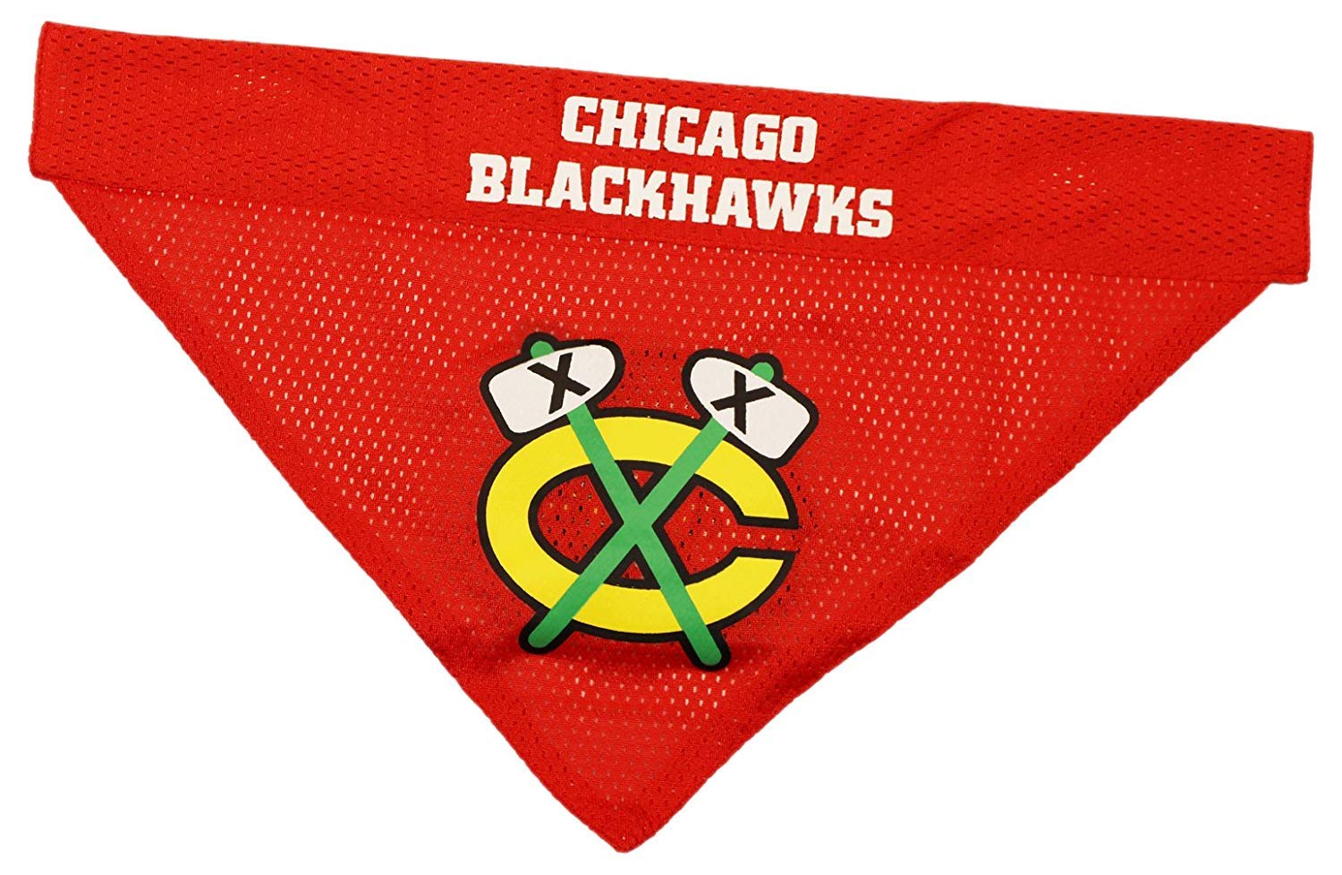 NHL CHICAGO BLACKHAWKS BANDANA for DOGS & CATS, Large/X-Large. - Cute & Stylish Bandana! The Perfect HOCKEY FAN Scarf Bandana, g