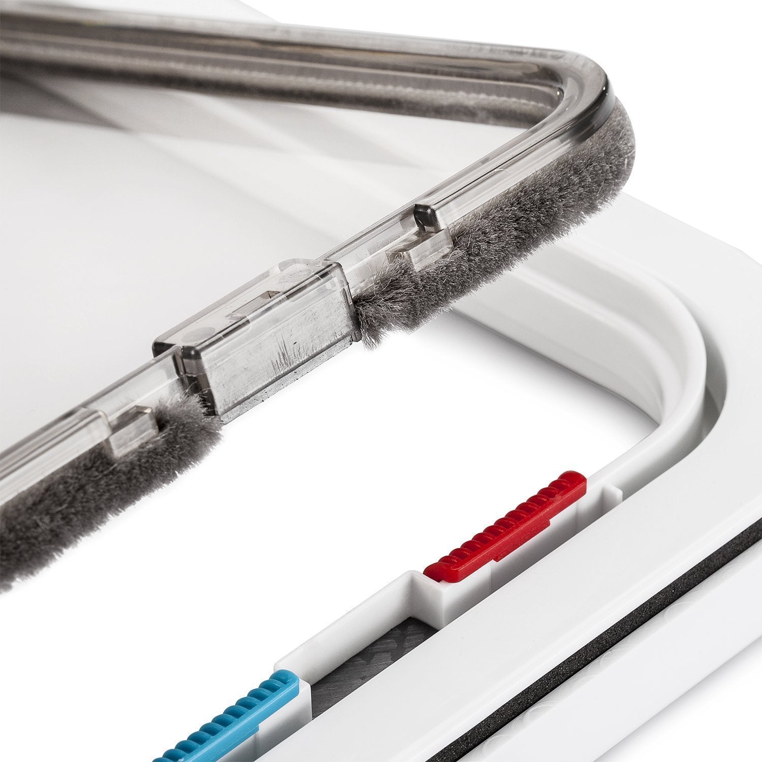 Depets Medium Cat Flap Door With 4 Way Lock (Outer Size 7.5' X 7.8'), Magnetic Pet Door Kit White, Weather-Resistant Cat Door For Cats & Doggy