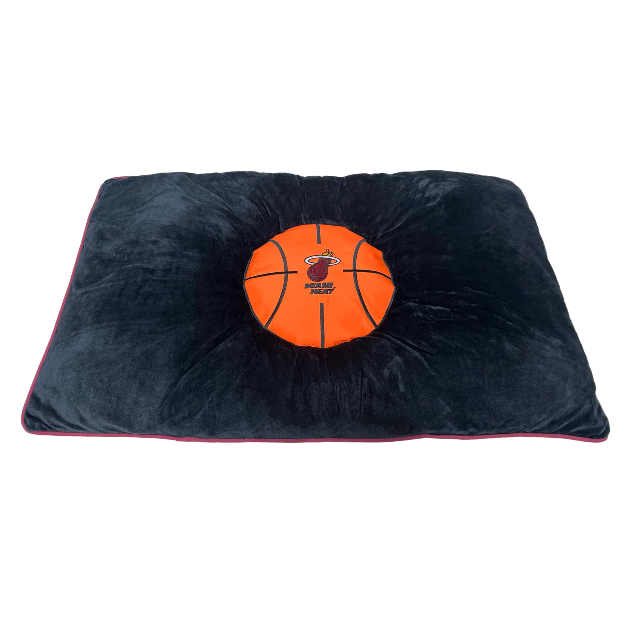 Nba Miami Heat Dog Mattress Pillow Bed Basketball Plush Soft Pet Bed