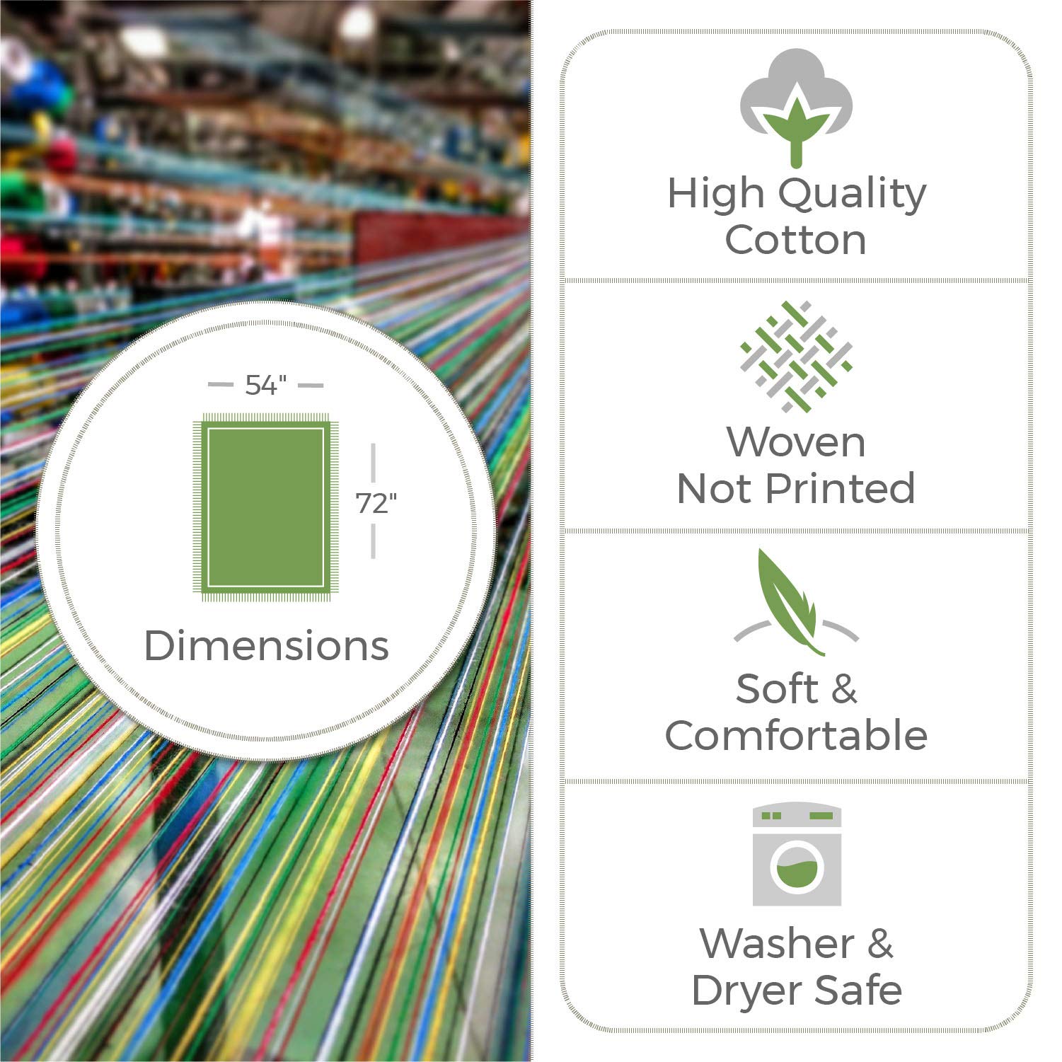 Pure Country Weavers Papillion Blanket by Bob Christie - Gift for Dog Lovers - Tapestry Throw Woven from Cotton - Made in The US