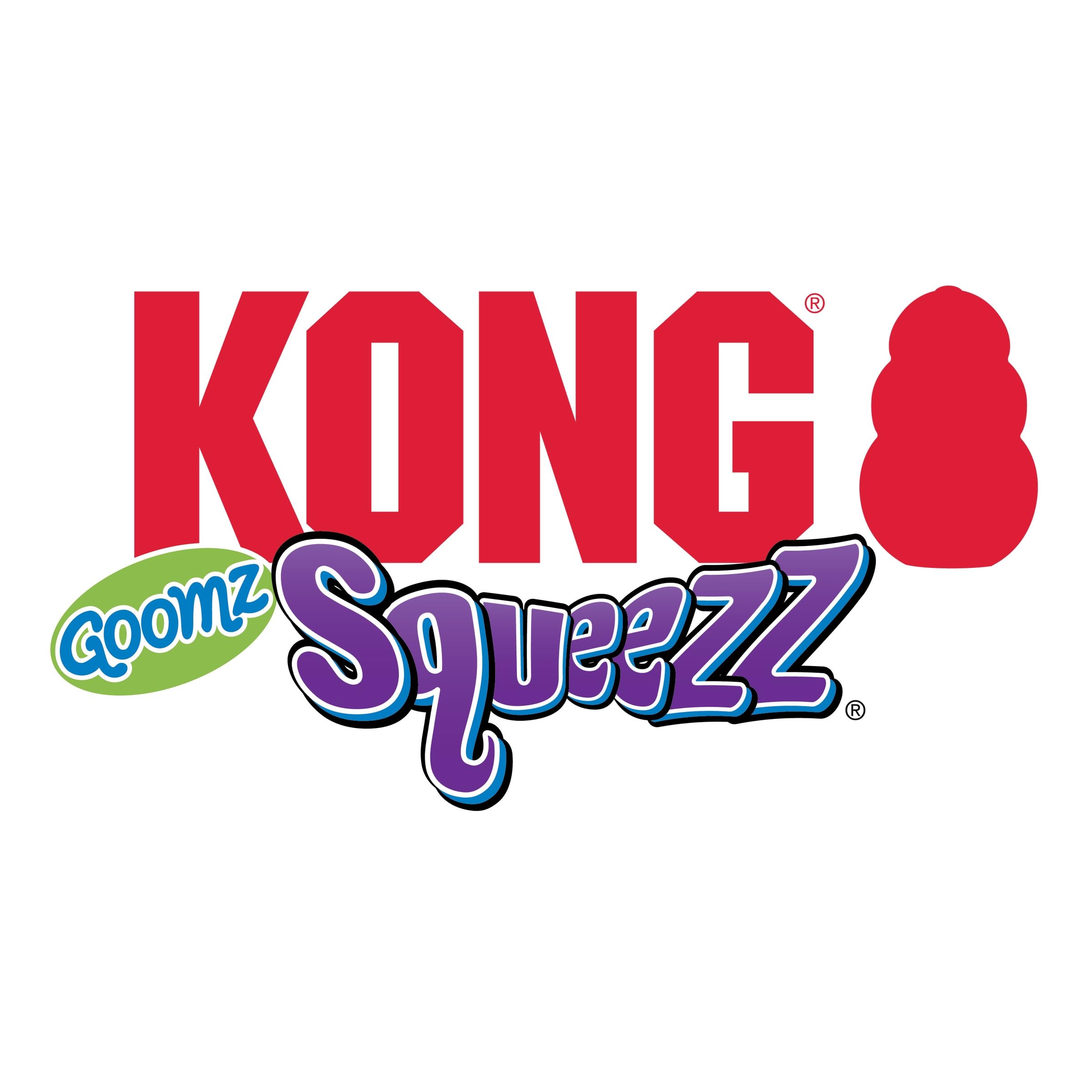 Kong Squeezz Goomz Football Lg