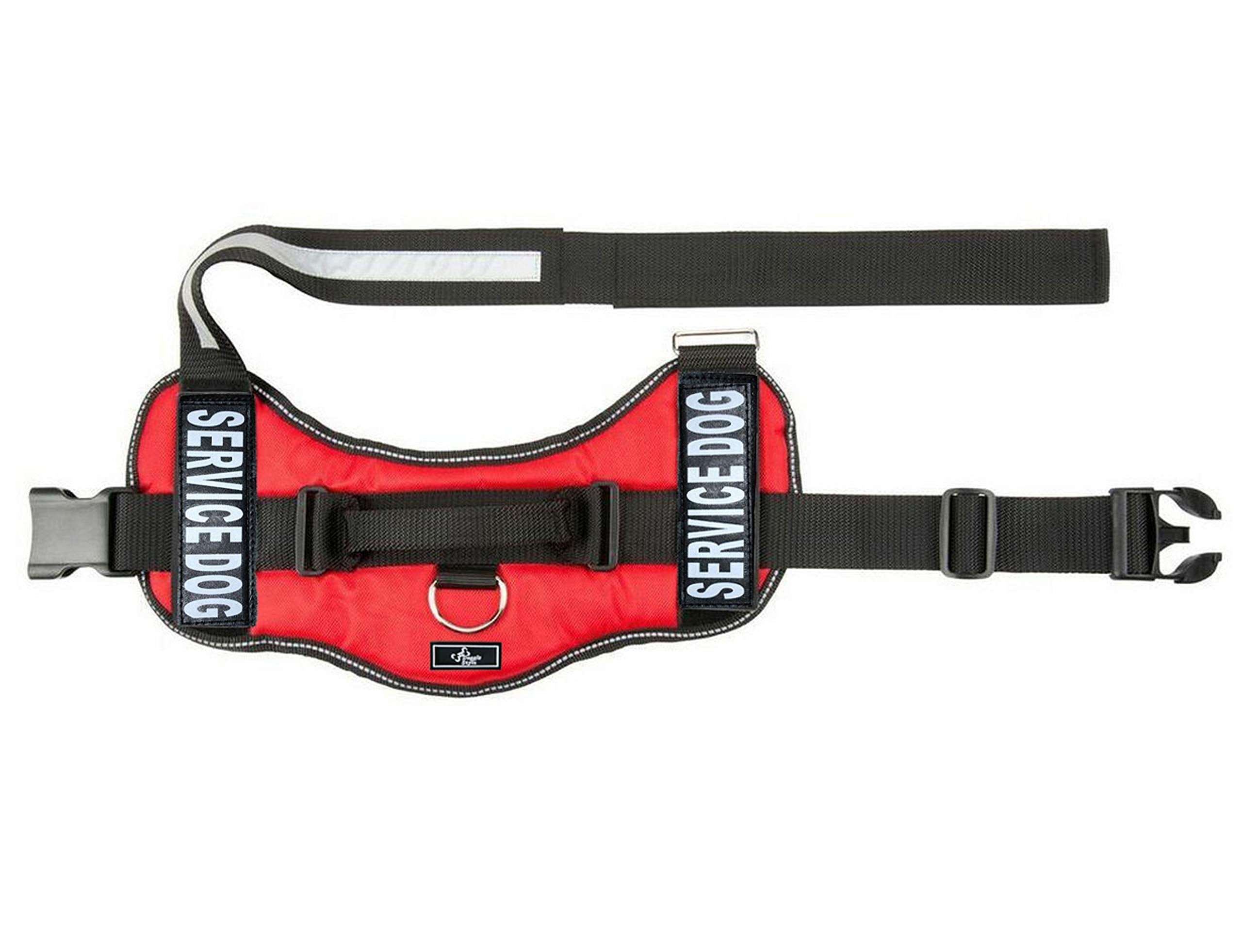 Doggie Stylz Service Dog Vest - Durable And Reflective Service Dog Harness, Adjustable Service Animal Vest For Dogs, Xxs, Xs, Medium, And Large Sizes - Comfortable Dog Service Vest For Working Dogs