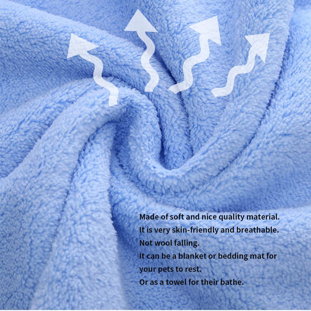 5 Pieces Of Guinea Pigs Soft Blankets, Hamster Cotton Cage Liners, Small Animals Bedding Mats Bathe Towels (S)