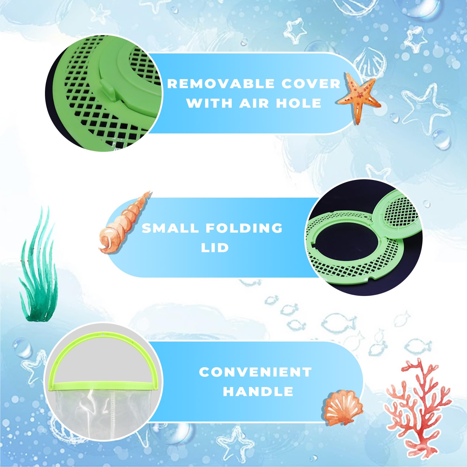 Foldable Small Aquarium, Portable Fish Tank, Fish Transport Container, Plasitc Fish Bowl, Beginner Tank, Great Concept For Catch