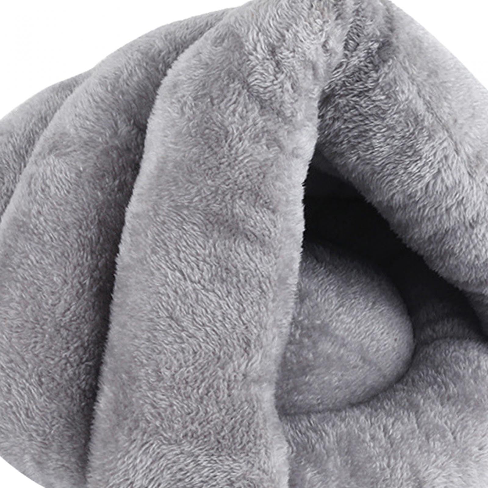 APIRILY Slipper Shaped Dog Bed Cat Bed Pet Bed Kennel for Rabbits Indoor Cats Kitten Light Gray 50cmx40cm | Pet Supplies | Dog S