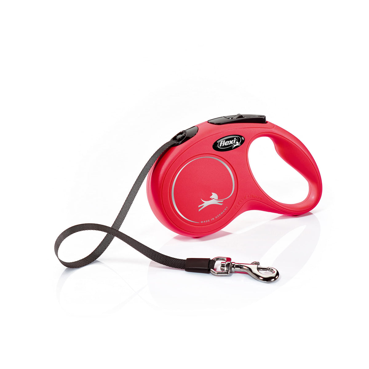 Automatic Leash Flexi New Classic Tape S 5M Red