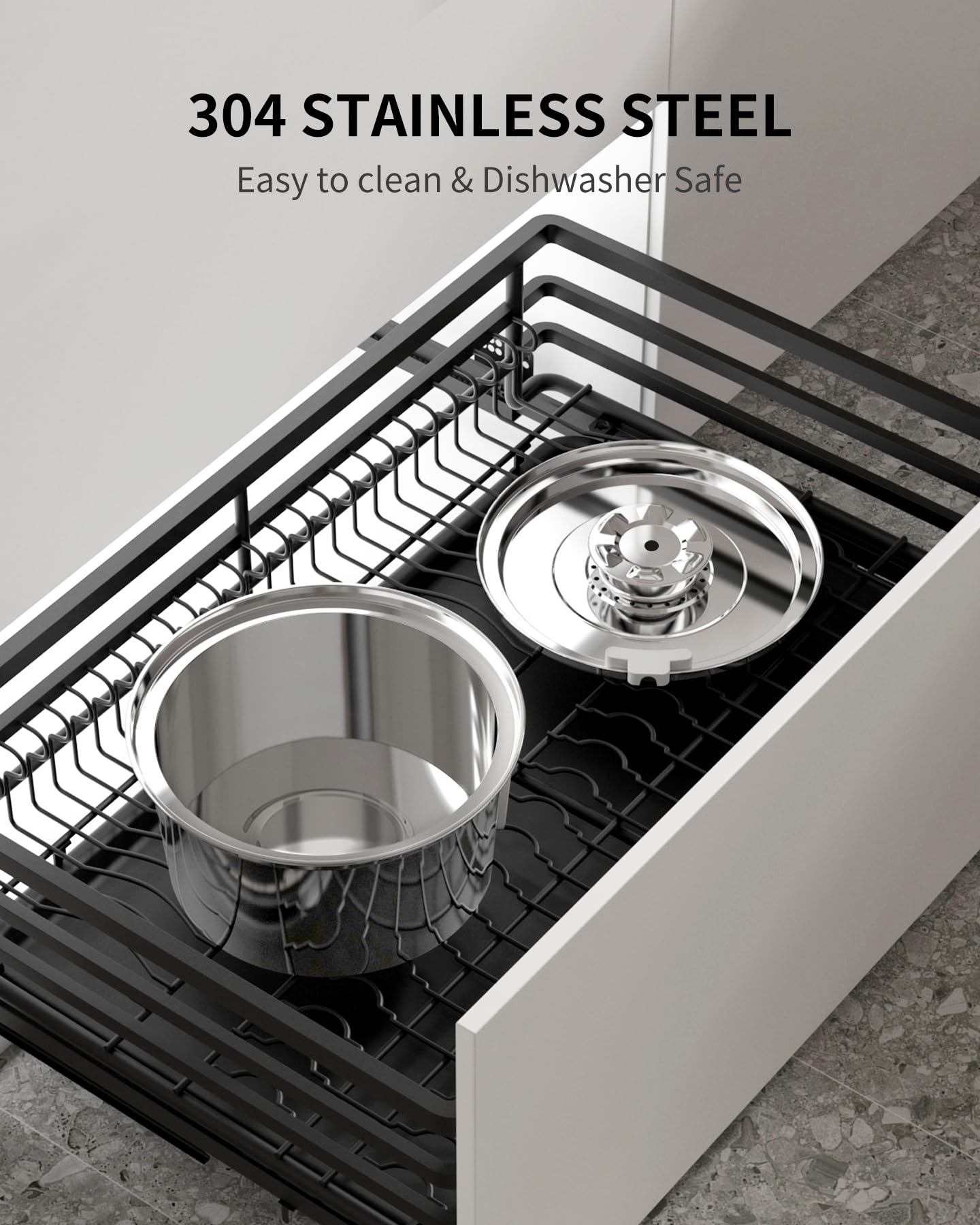 Cat Water Fountain,3.2L/108Oz Cat Fountain With Water Level Window,Stainless Steel Pet Water Drinking Fountain For Cats Inside,Q