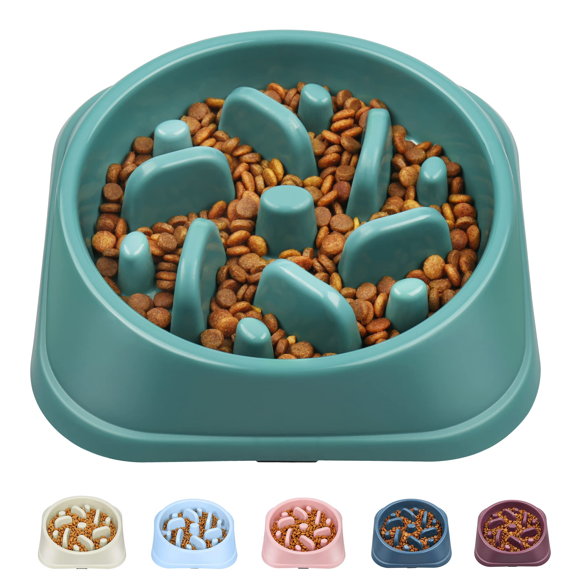 Upsky Slow Feeder Small Dog Puzzle Bowl Feeder - Anti-Slip, Anti-Bloat, Anti-Choking (12-70 Lbs)