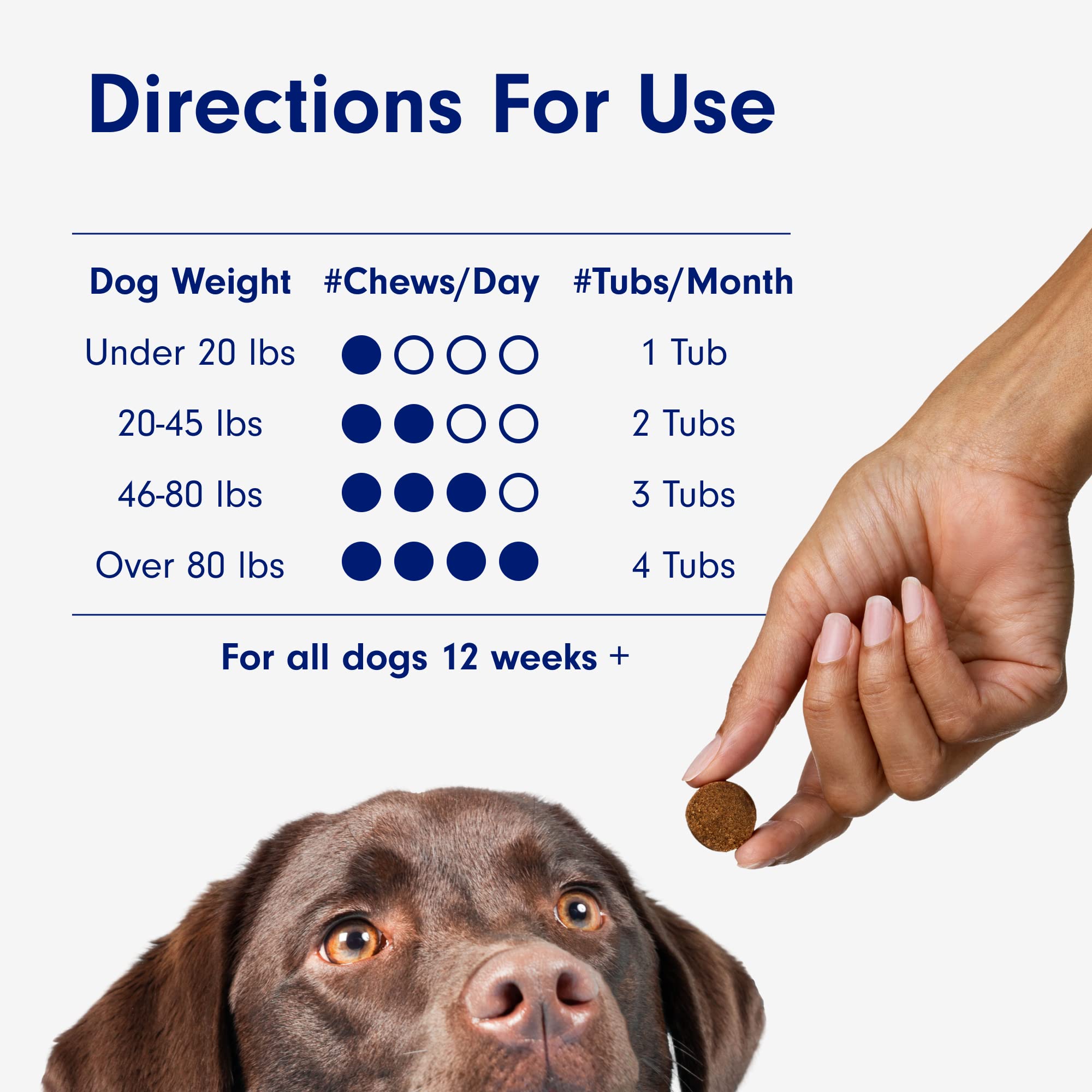 PetLab Co. Itch Relief Chews - Support for Itchy Skin & Coats - Turmeric, Omega 3 & 6 - X-Small - Chewable Formula