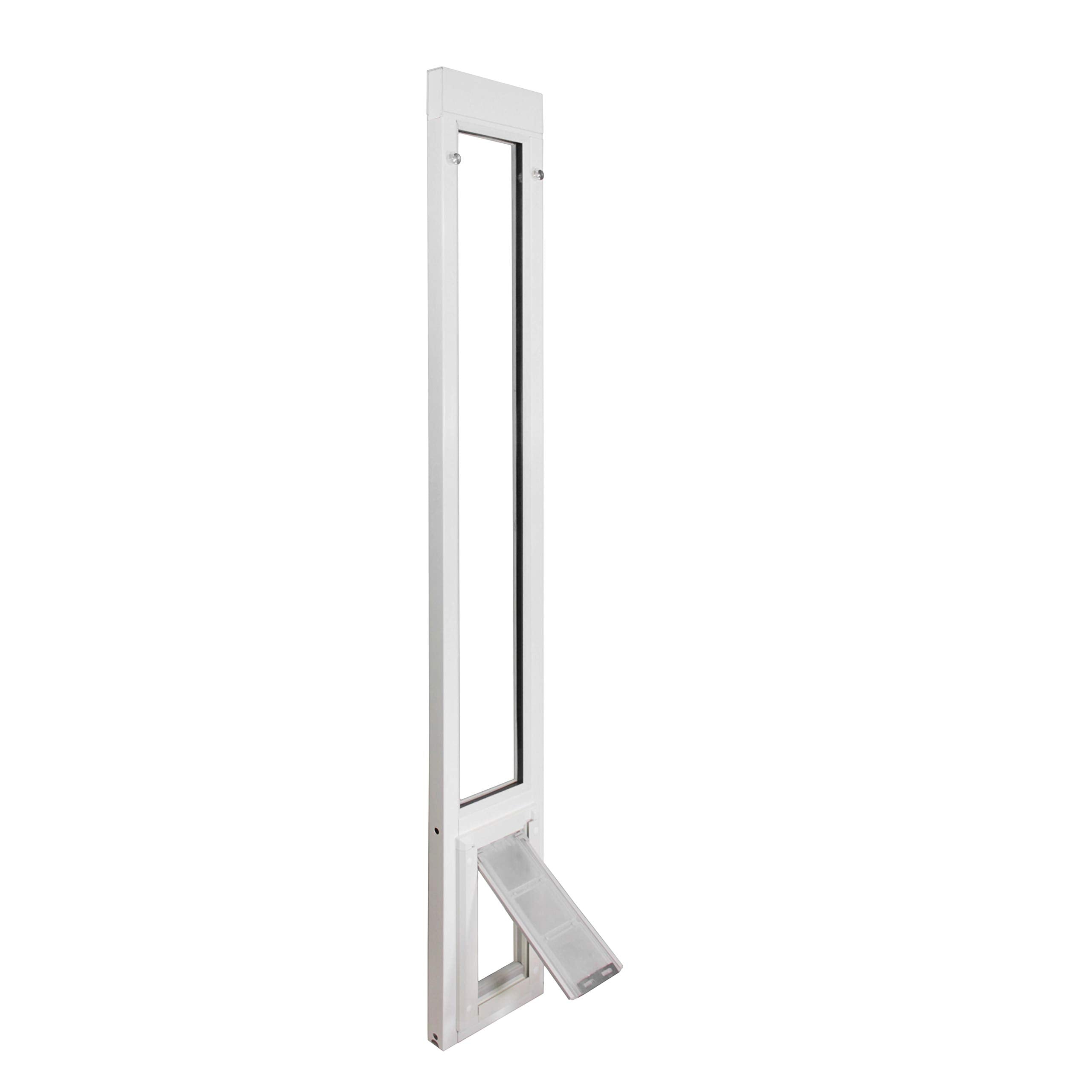 Endura Flap Cat Door for Vinyl Sliding Glass Doors | Weatherproof & Insulated for Cats and Small Dogs | Durable with Secure Lock