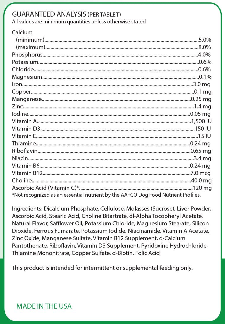 Healthy Breeds Poodle Multi-Tabs Plus Chewable Tablets 365 Count