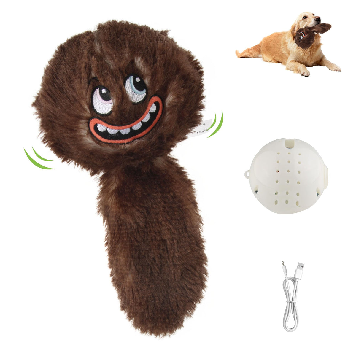 Petgeek Interactive Dog Ball, Squeaky Dog Toys With Music And Recordin Petocart Petgeek Interactive Dog Ball, Squeaky Dog Toys With Music And Recordin Petocart