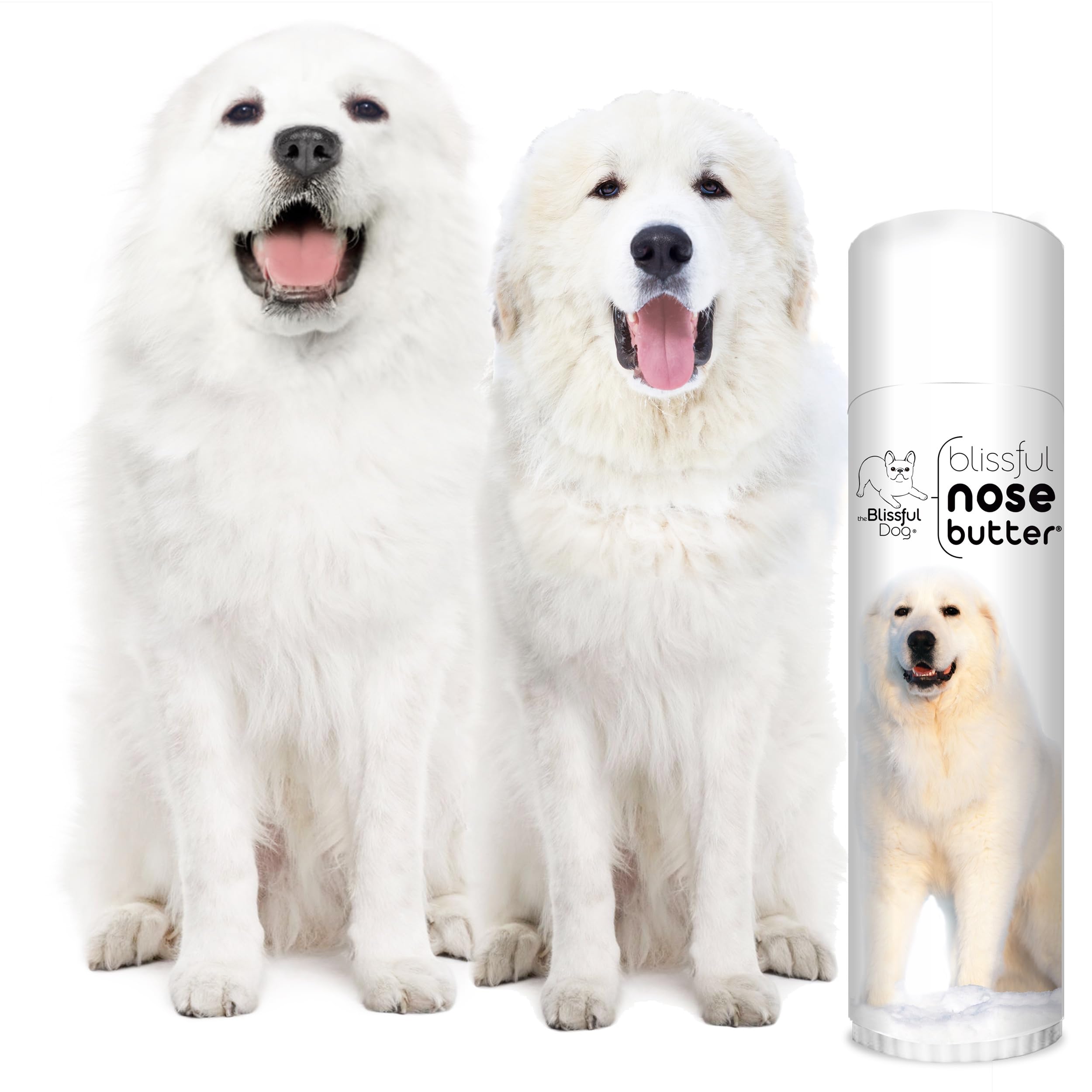 The Blissful Dog Great Pyrenees Unscented Nose Butter - Dog Nose Butter, 0.50 Ounce