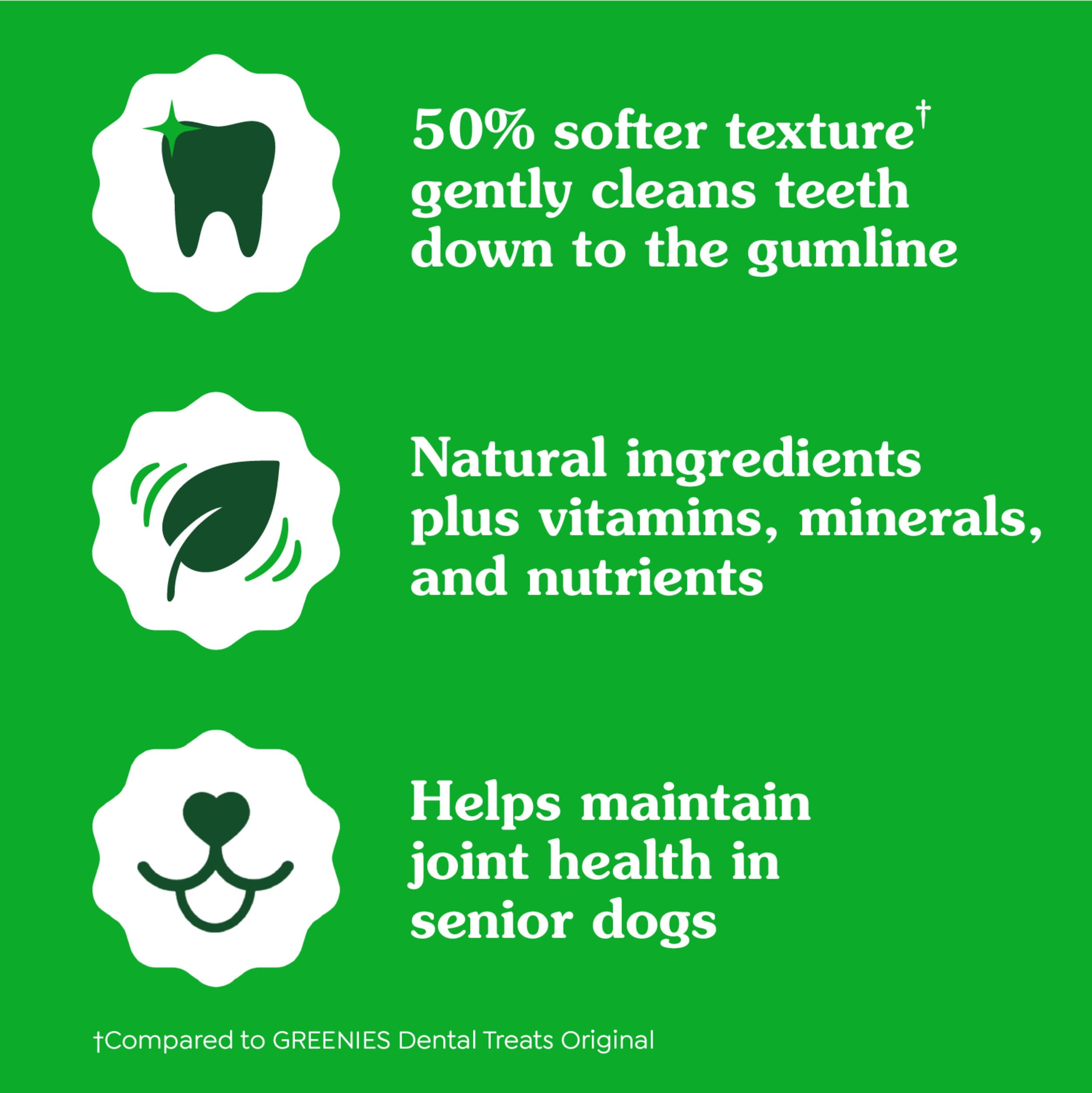 Greenies Aging Care Large Dental Dog Treats, 27 oz. Pack (17 Treats)