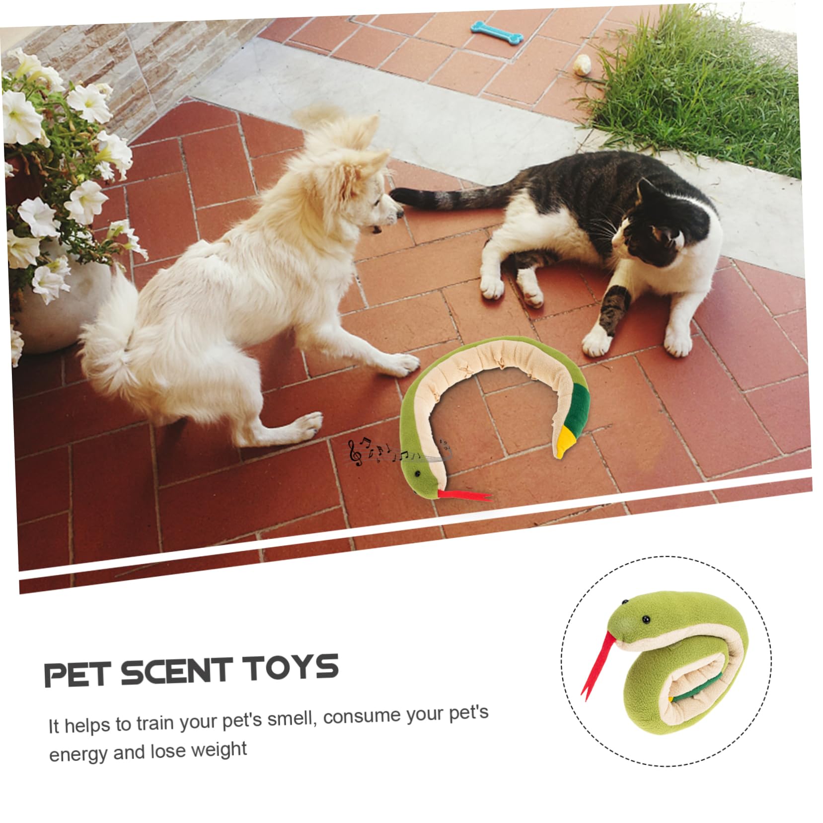 Parliky Portable Snuffle Snake Toy for Puppies Multi-Function Snuffle Mat for Dogs Interactive Treat Hiding Puzzle High-Grade Po