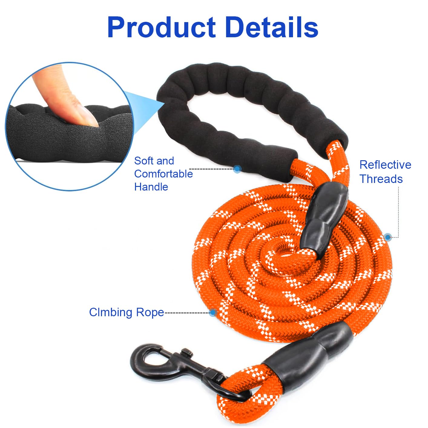 MingXpets Double Dog Leash, Dual Dog Leash, 360 Swivel Tangle Free Bungee Walking Training for Large Medium Dogs, Shock Absorbin