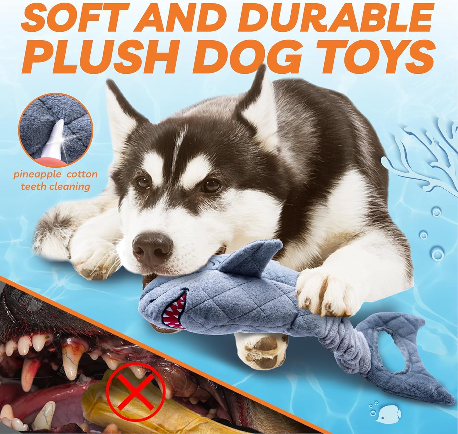 Legend Sandy Dog Toys For Aggressive Chewers, Large Dog Toys To Keep Them Busy, Interactive Squeaky Pet Toys, Tug Of War, Crinkl