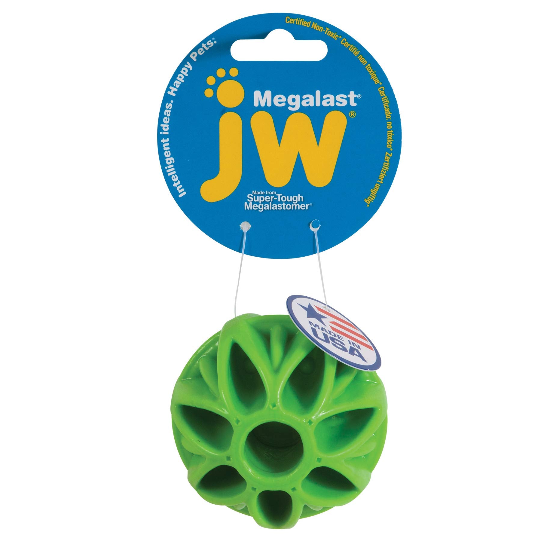 Petmate MegaLast Ball Dog Toy, Medium (Colors Vary)