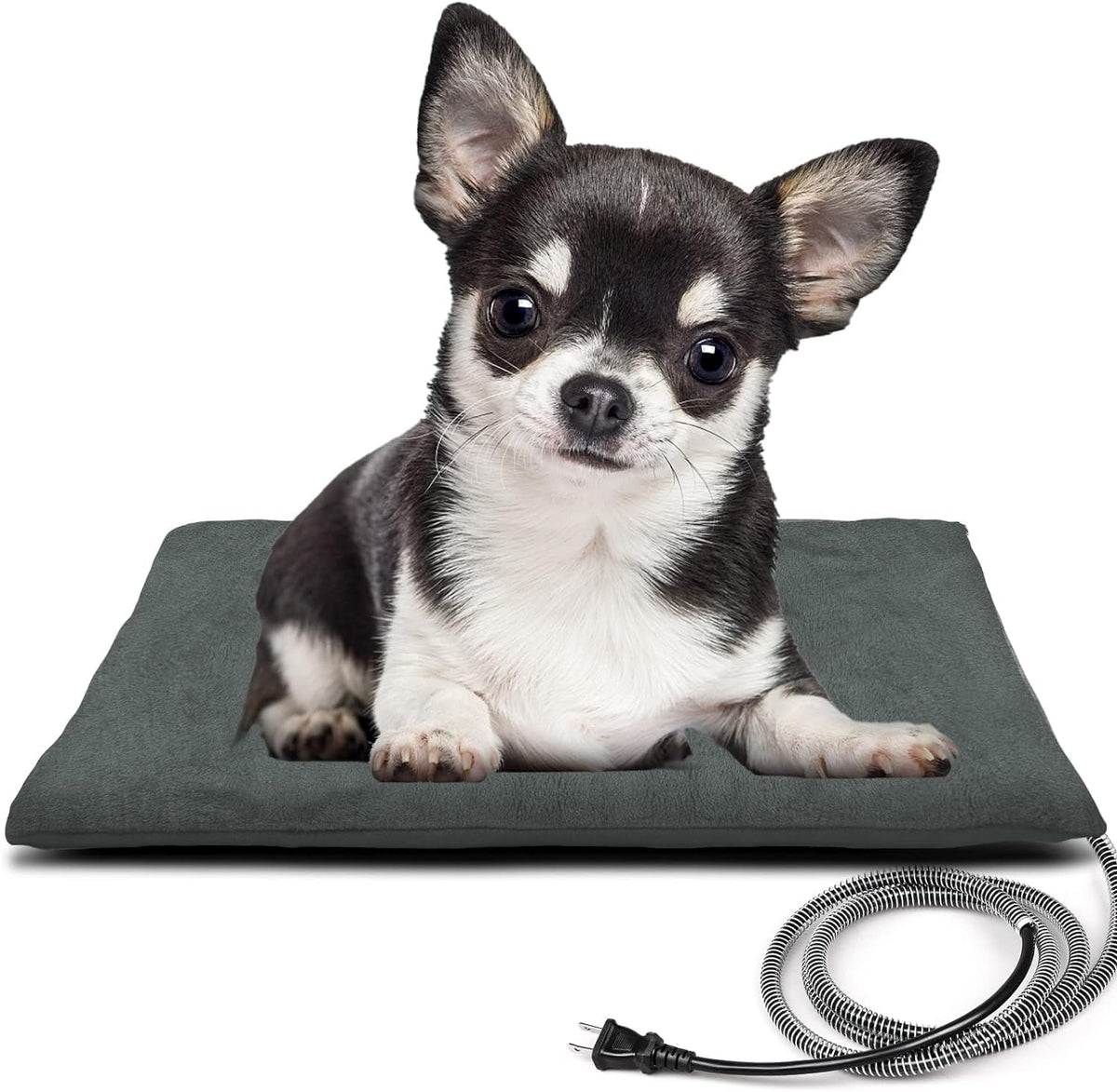 2023 New Outdoor Pet Heating Pad For Cat Dog, Heated Cat Mat Dog Mat With Auto Temperature, Pet Warming Pad Heated Cats Dogs Hou